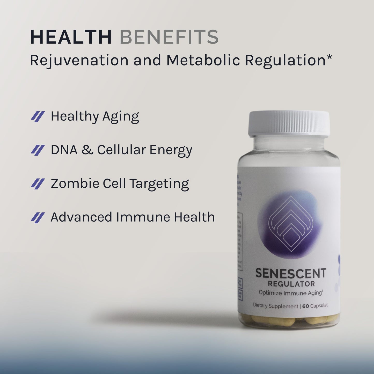 InfiniWell Senescent Regulator - Turmeric Curcumin Supplement with Resveratrol & Pterostilbene - Support Metabolic Health & Promote Healthy, Youthful Cellular Function 60 Capsules