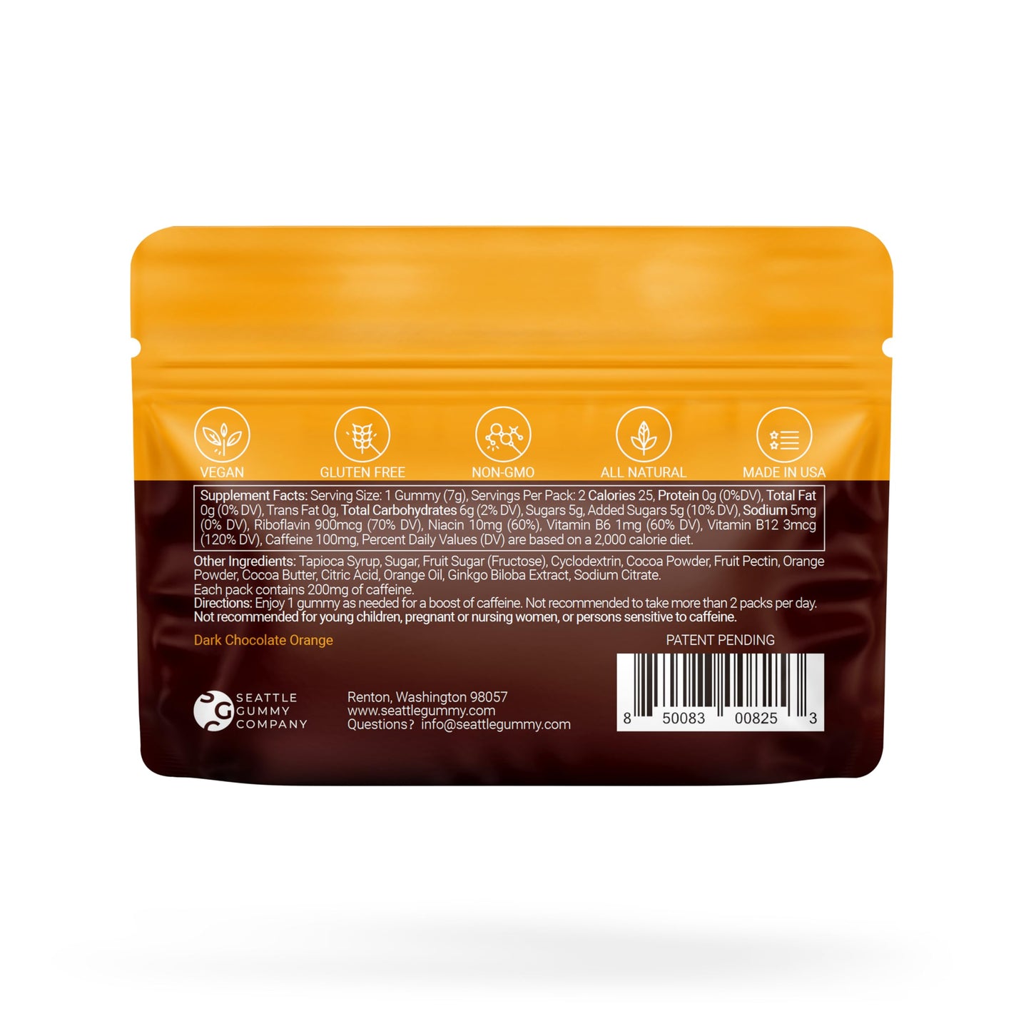 SGC Highest Concentration 100mg Caffeine per Gummy, 24 Gummies