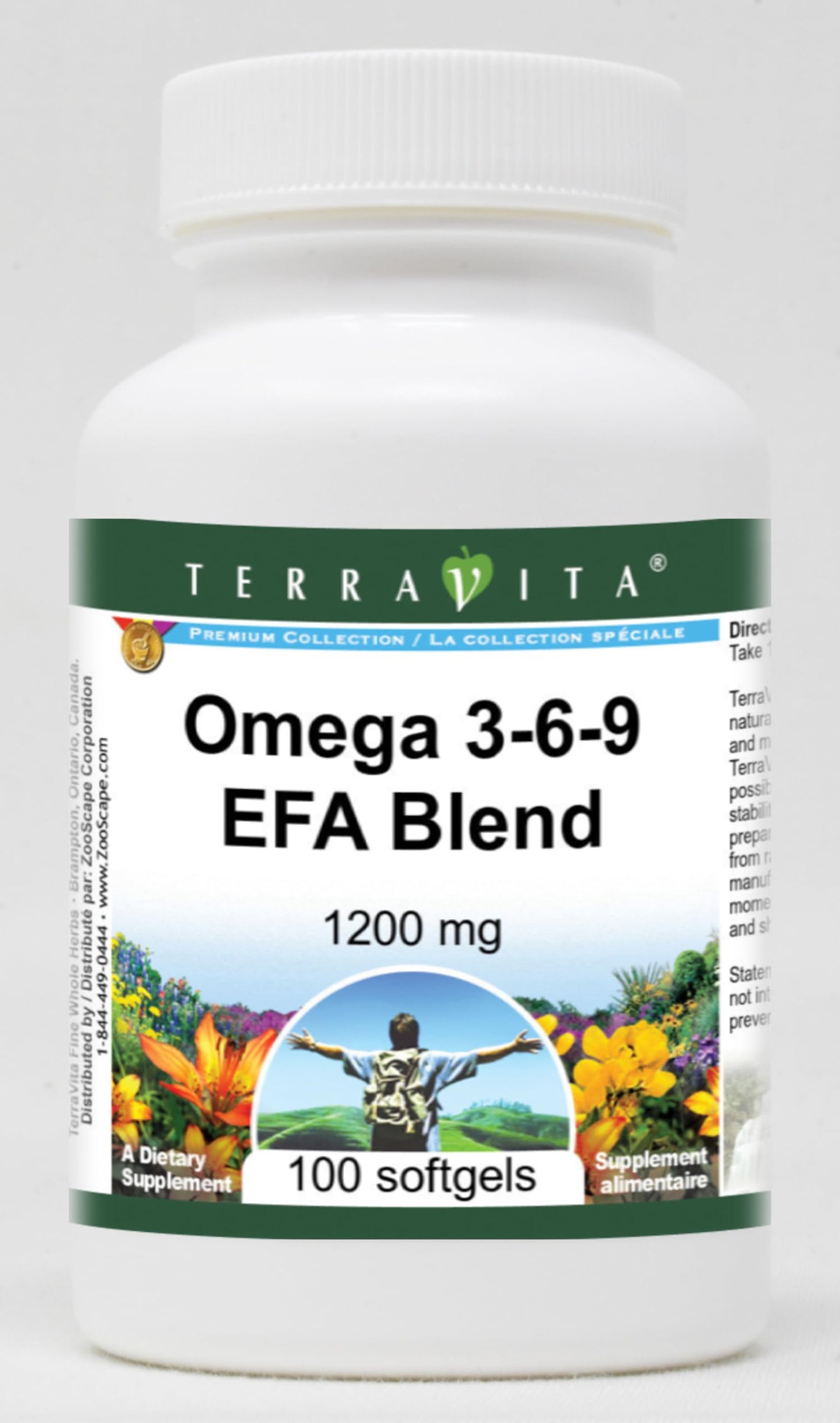 Terravita Omega 3-6-9 EFA Blend Softgels 200 Count