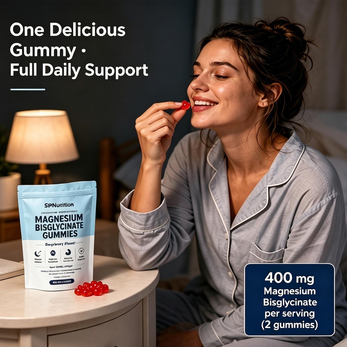 SPNutrition Magnesium Bisglycinate Gummies 120 Gummies