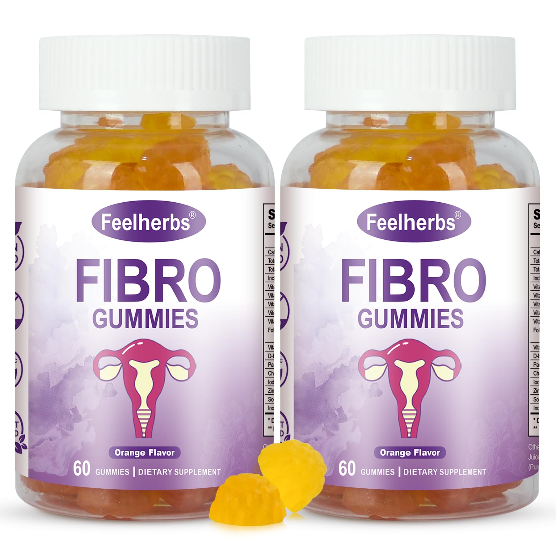 Feelherbs Fibro Gummies for Women, 60 Gummies