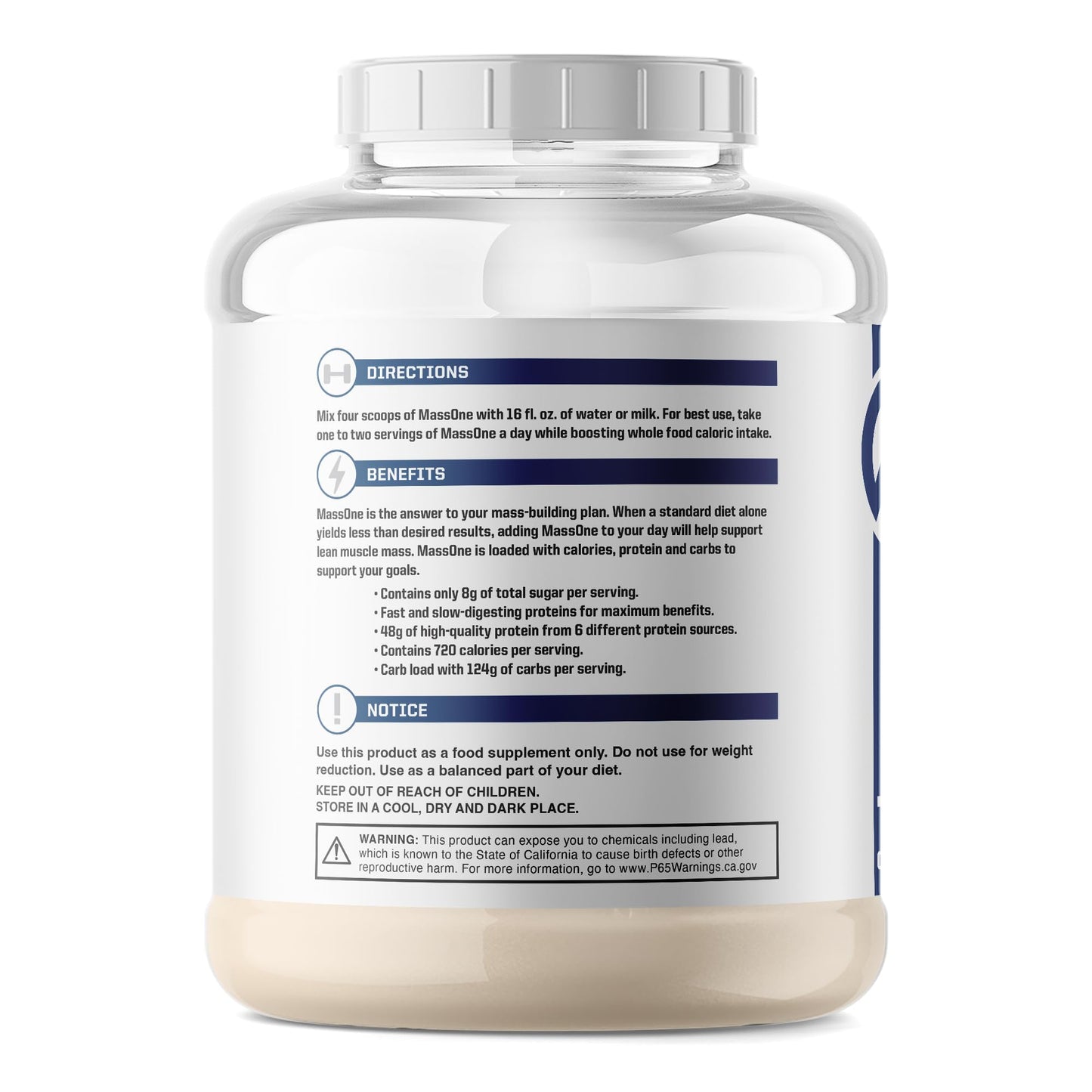 NutraOne Massone Mass Gainer Protein Powder 112