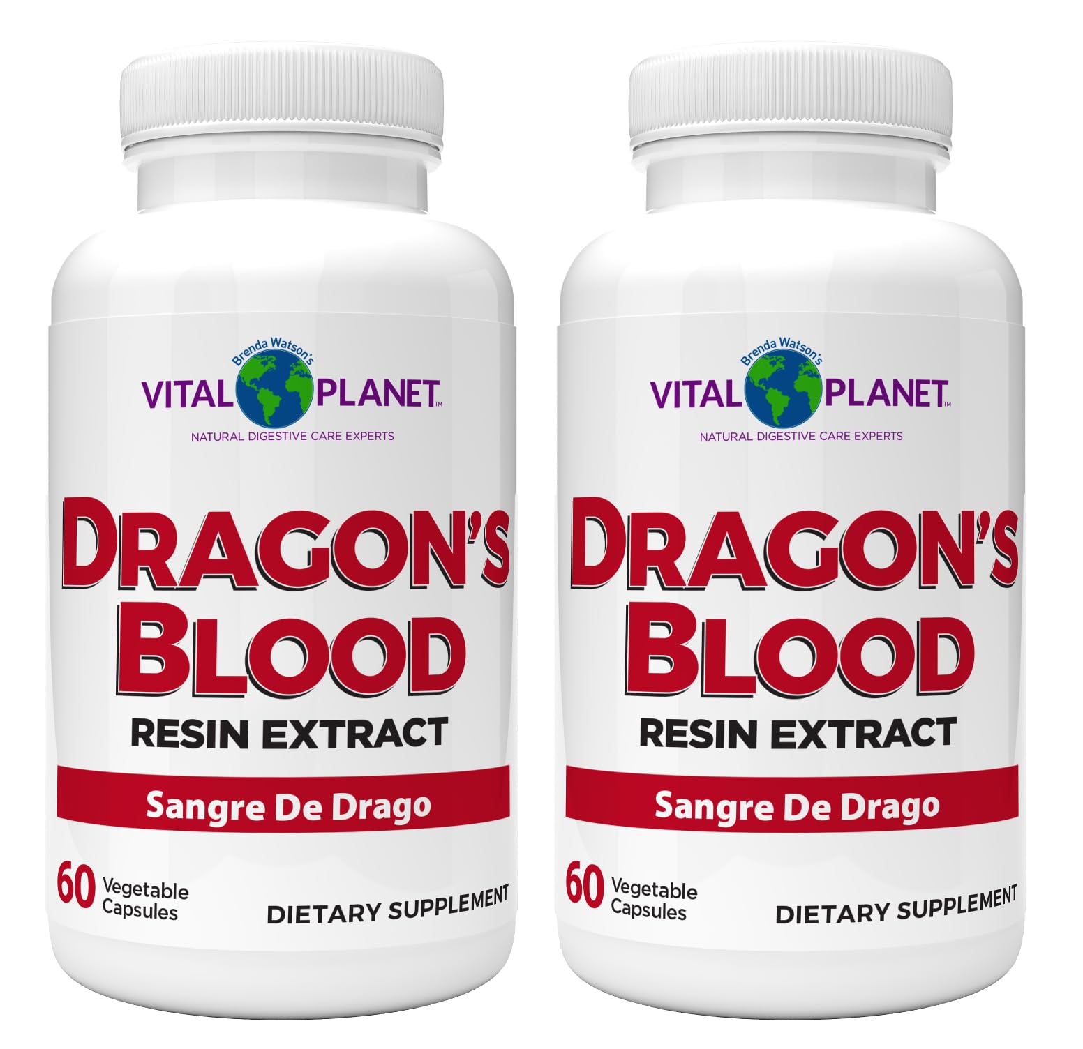 Vital Planet Dragon's Blood Resin Extract Croton Lechleri Digestive Supplement Capsules, 120 Capsules
