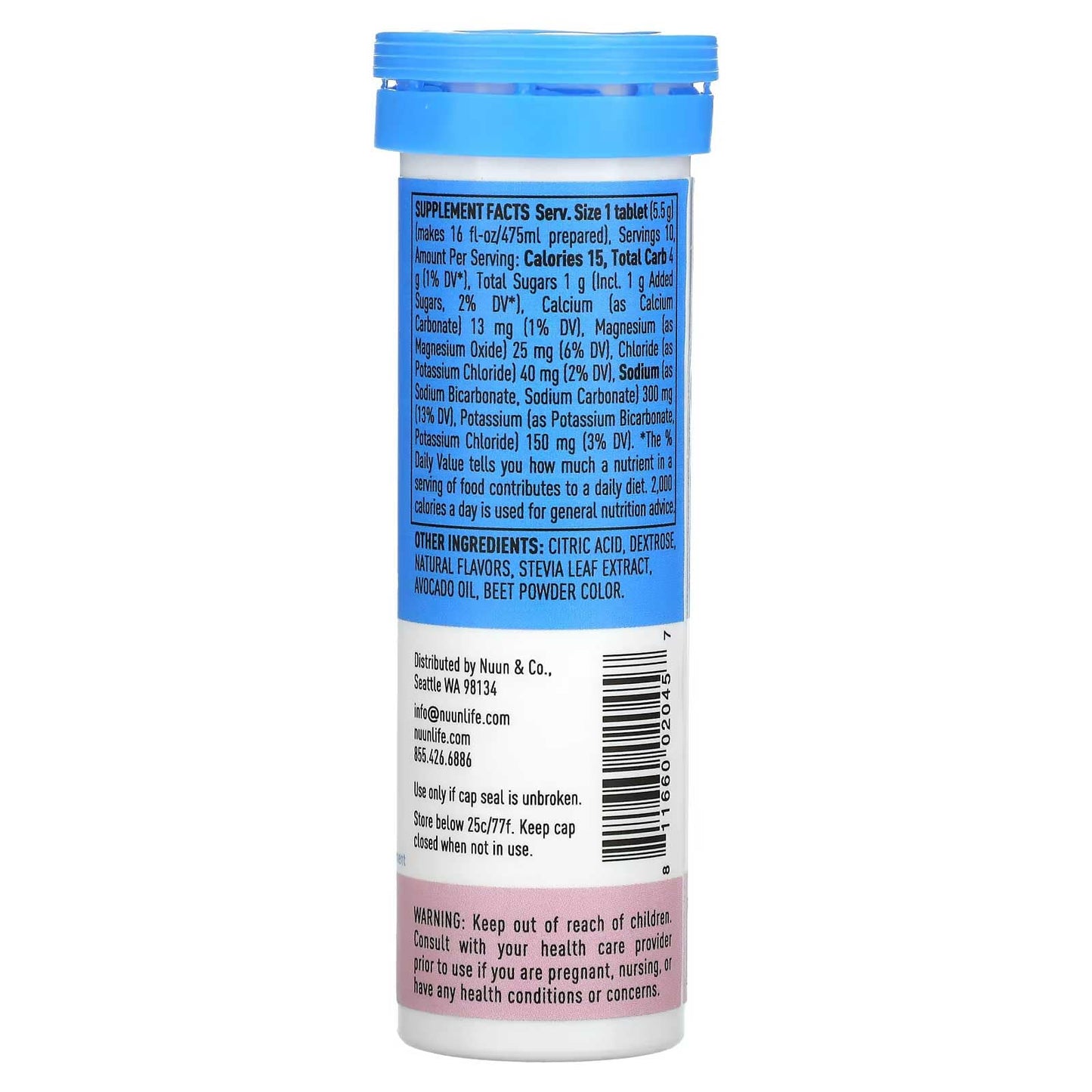 Nuun Active Strawberry Lemonade Electrolyte Drink Tablets, 30 Tablets