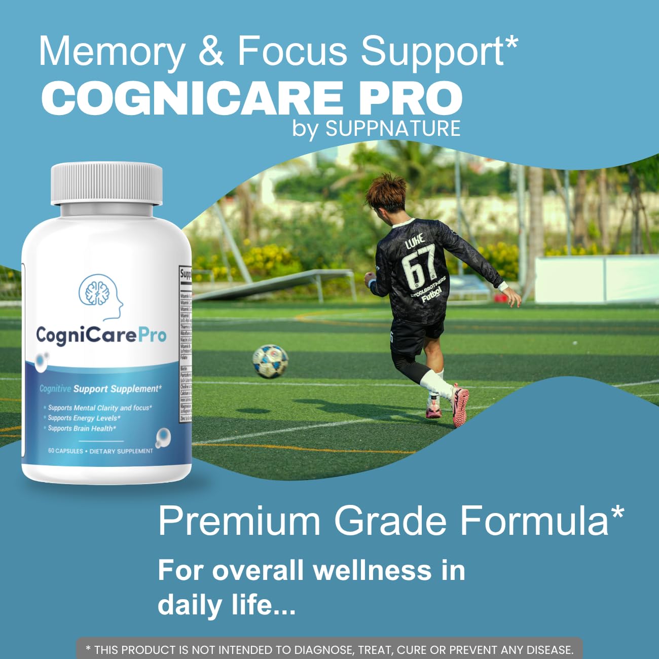 SuppNature Cognicare Pro Capsules, 60 Count