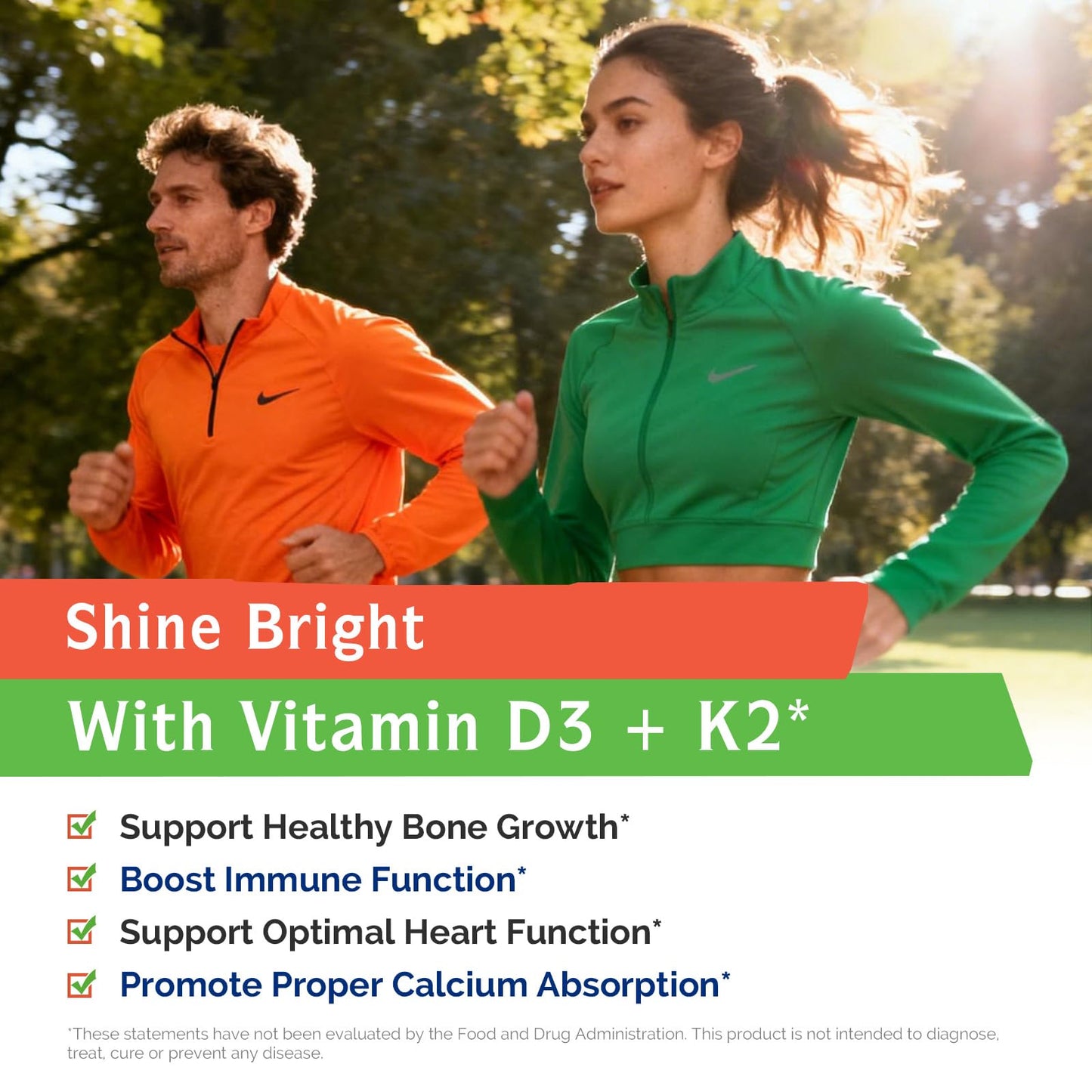 Innate Vitality Vitamin D3 K2 Supplement Softgels 90 Count