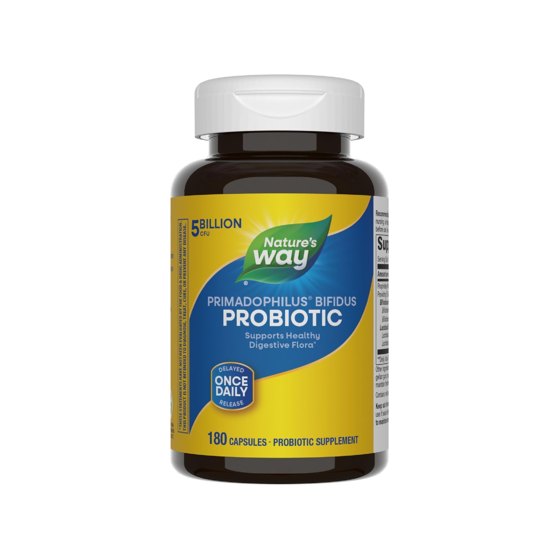 Nature's Way Primadophilus Bifidus 5 Billion Capsules 180 Count