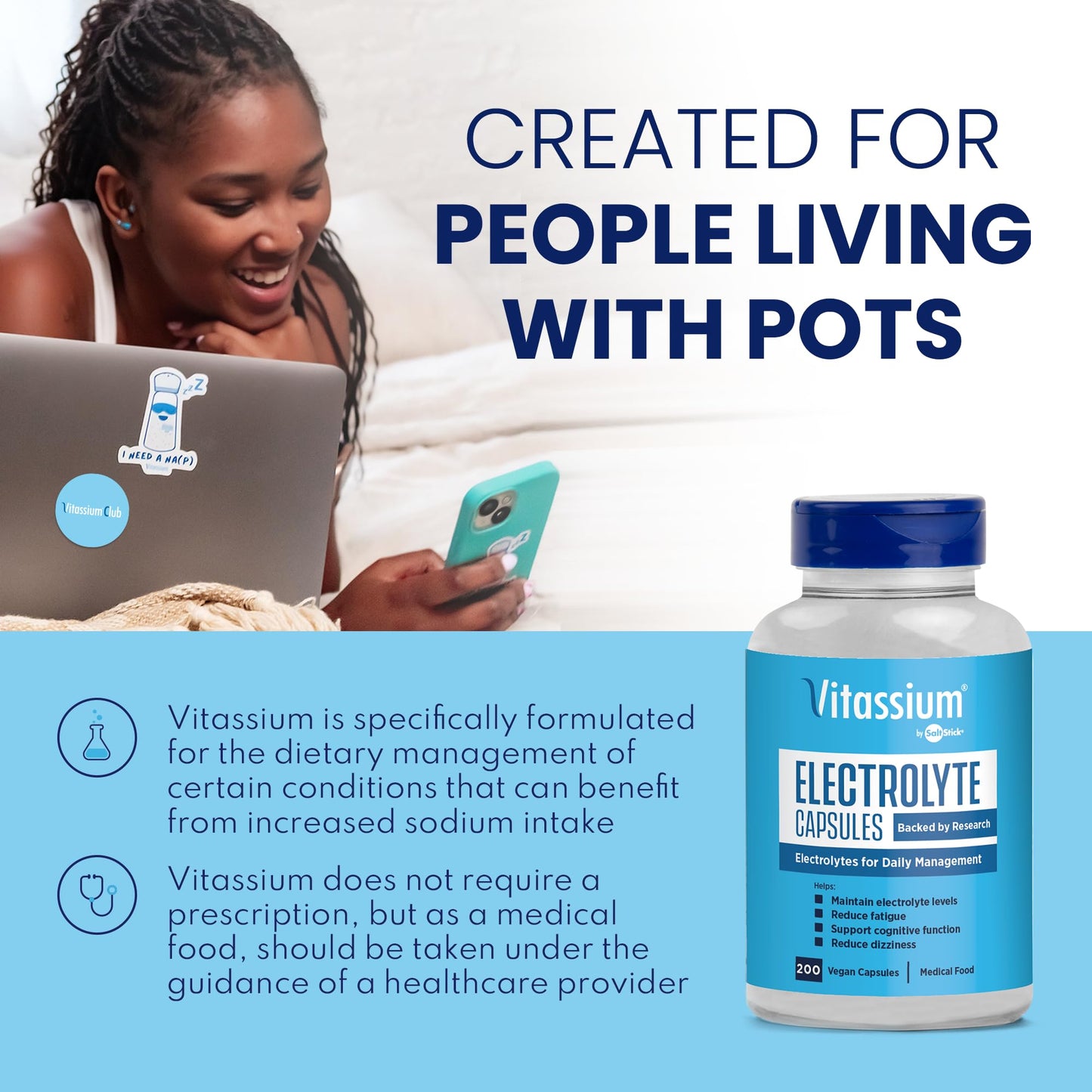 Vitassium Electrolyte Capsules, 200 Count