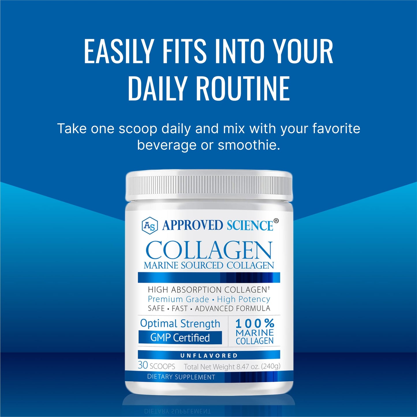 Approved Science Collagen Powder 42.33 Ounce (Pack of 5)