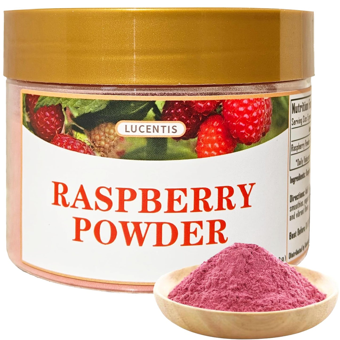 LUCENTIS Natural Raspberry Powder Supplement, Powder, 10 oz