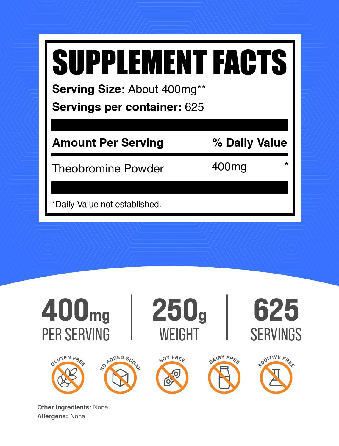 BulkSupplements Theobromine Powder 8.82 oz