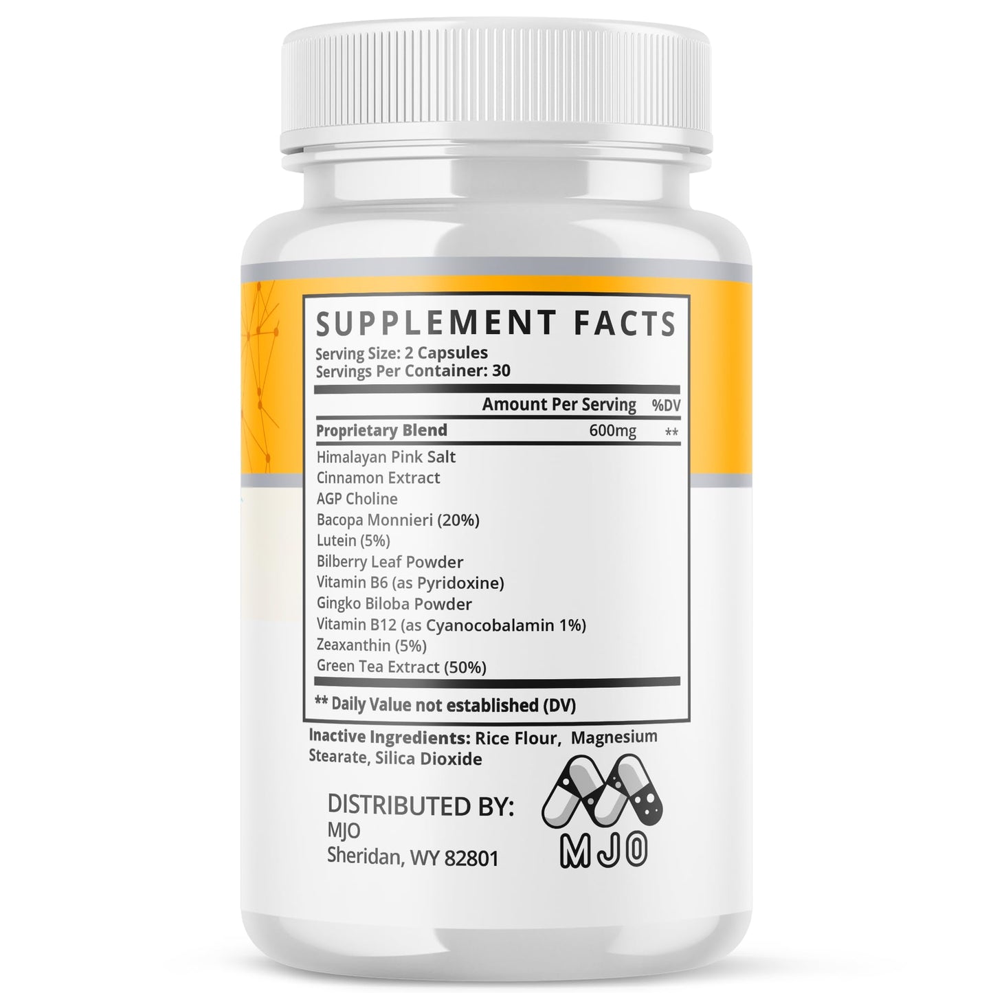 MJO Nervx capsules 120 Capsules