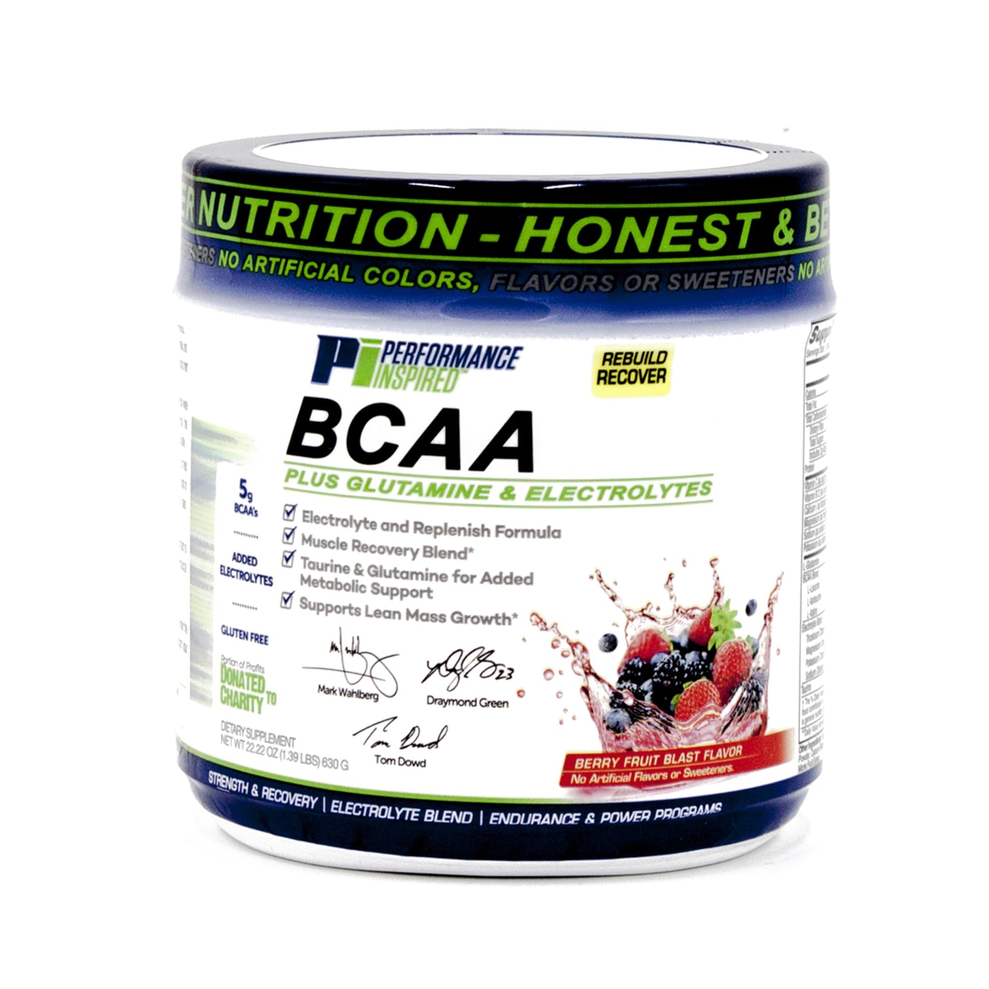 Performance Inspired BCAA Powder Berry Fruit Blast 22.24 oz
