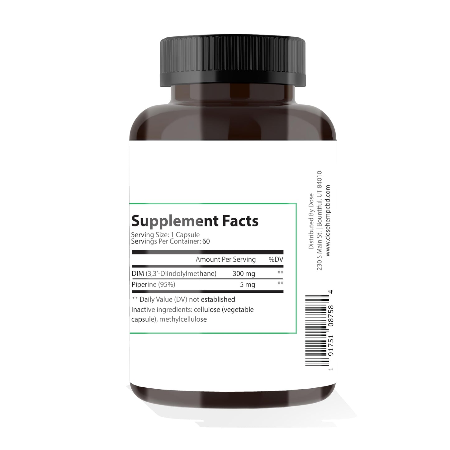 DOSE 300MG DIM Premium Multivitamin Capsule, 60 Count