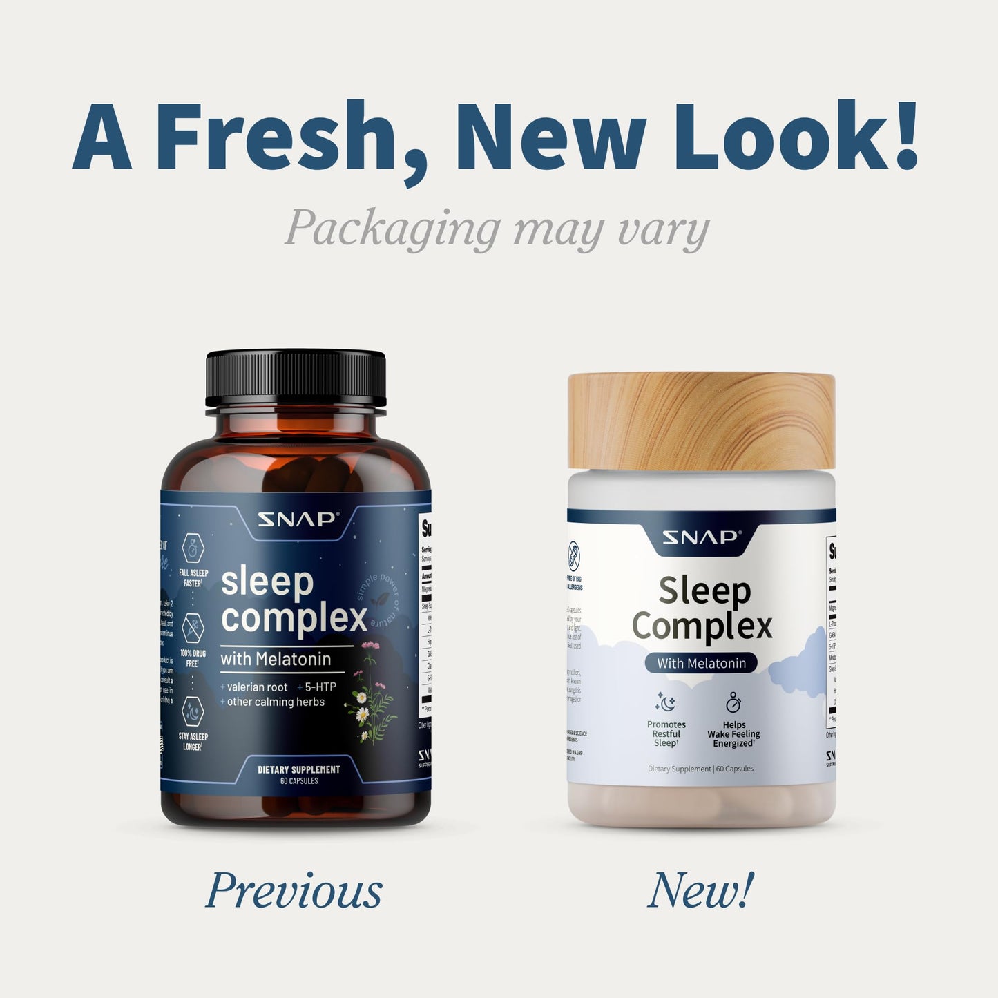 Snap Supplements Sleep Complex Capsules, 60 Capsules