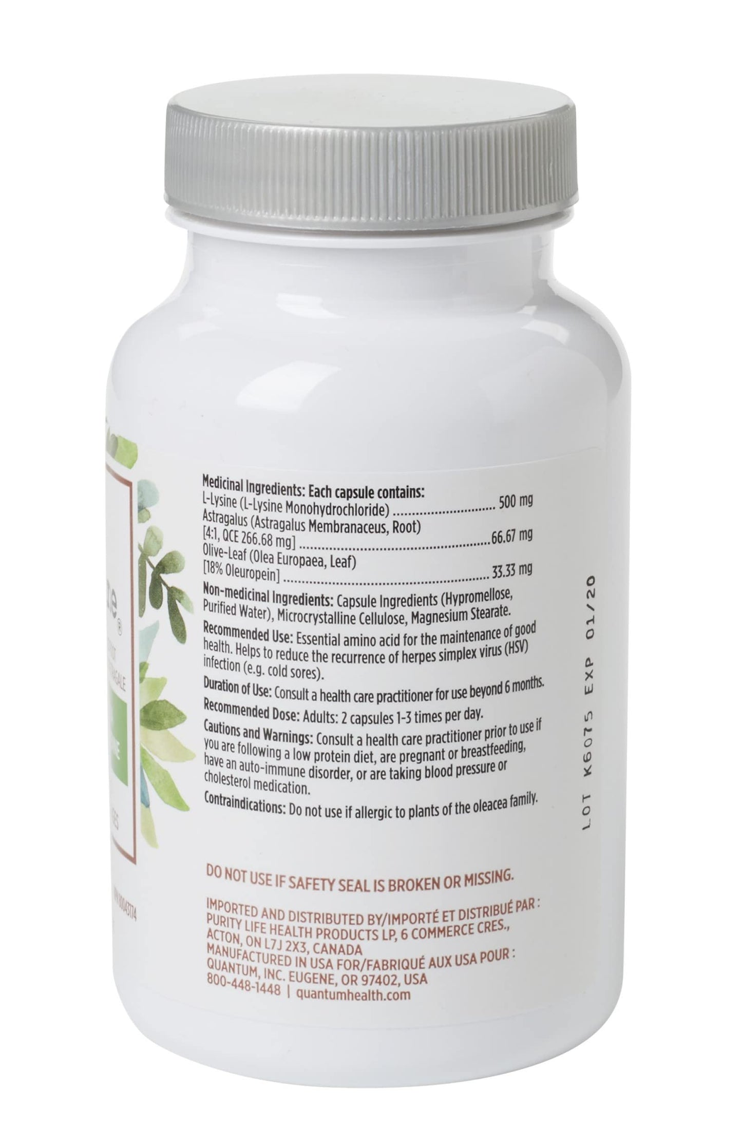 Quantum Super Immune+ Power Formula Dietary Supplement Capsules, 90 Count