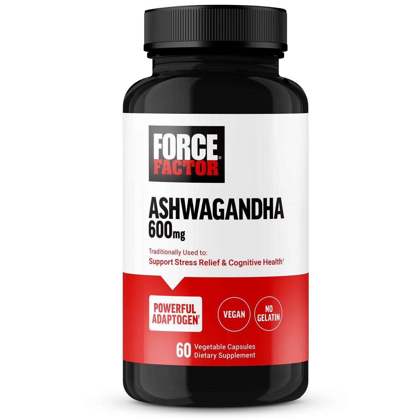 Force Factor Ashwagandha Capsules, 60 Count