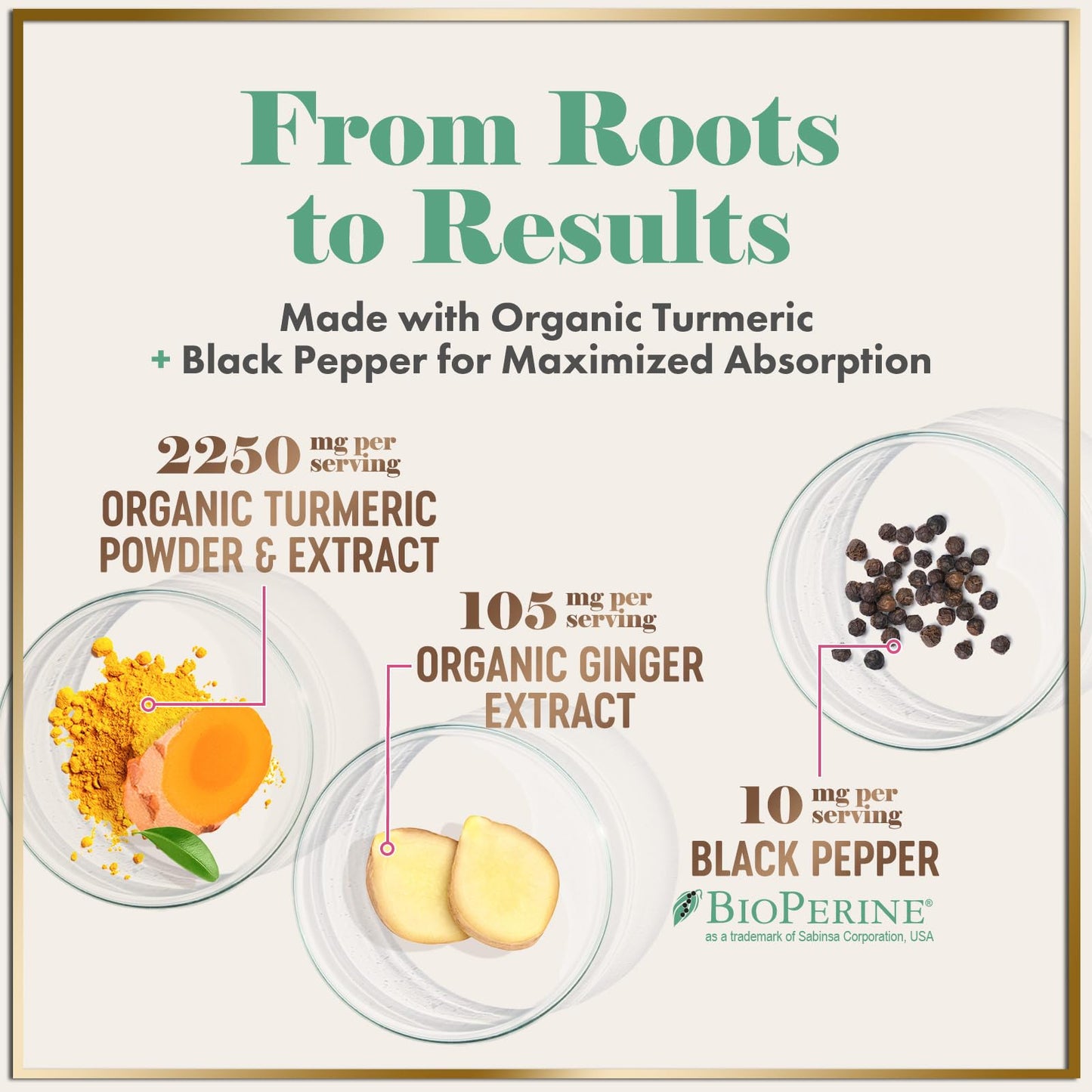 Hello Lovely! Turmeric Curcumin Supplement with 95% Curcuminoids, Organic Turmeric & Ginger 1750mg, BioPerine Black Pepper for Best Absorption, Nature's Vegan Joint Support, Non-GMO, 120 Capsules
