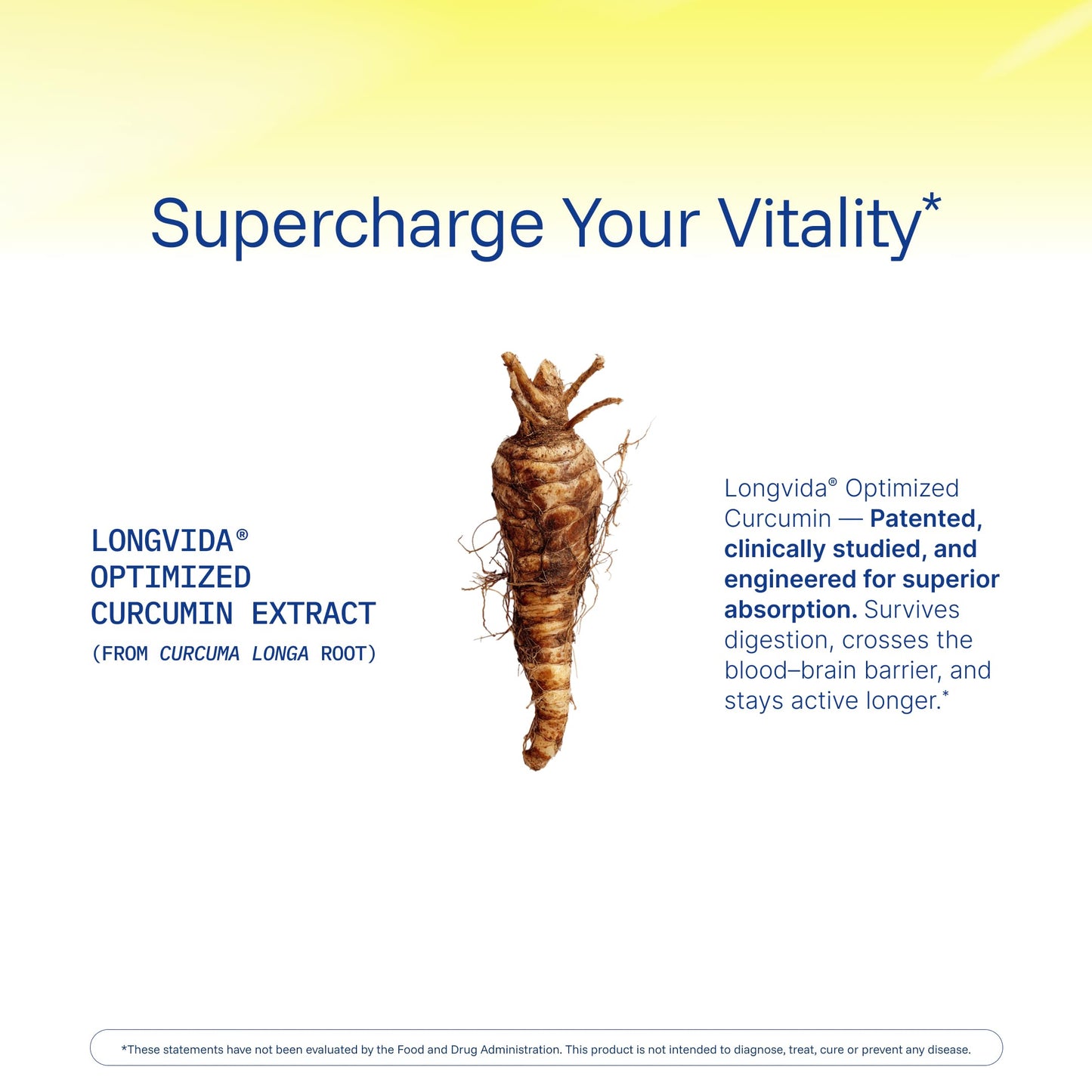 ProHealth Turmeric Curcumin Supplement 1000 mg Concentrated Longvida Curcumin Extract, 60 Capsules