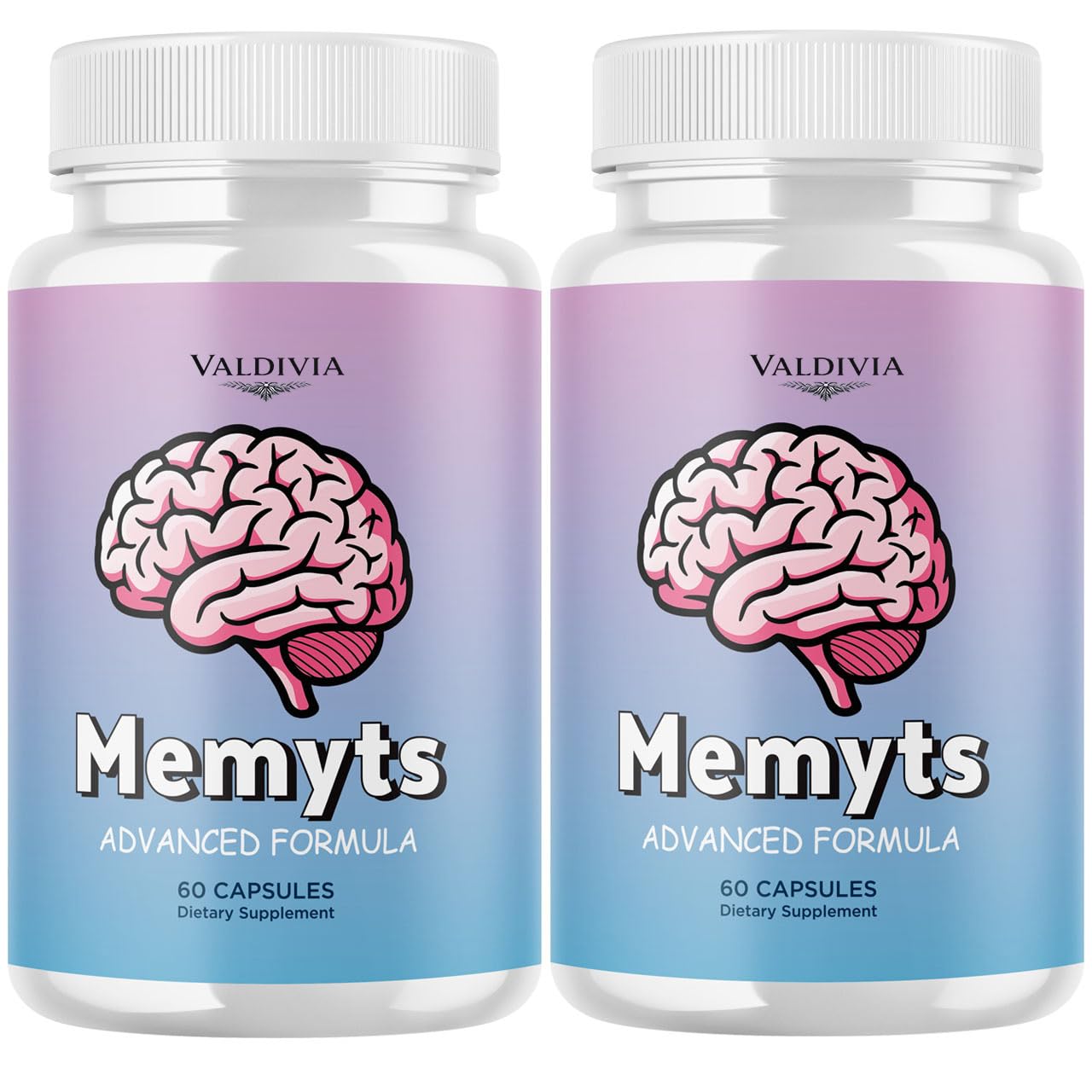 Valdivia Memyts Natural Daily Supplement with B Vitamins and Herbal Extracts 120 Capsules