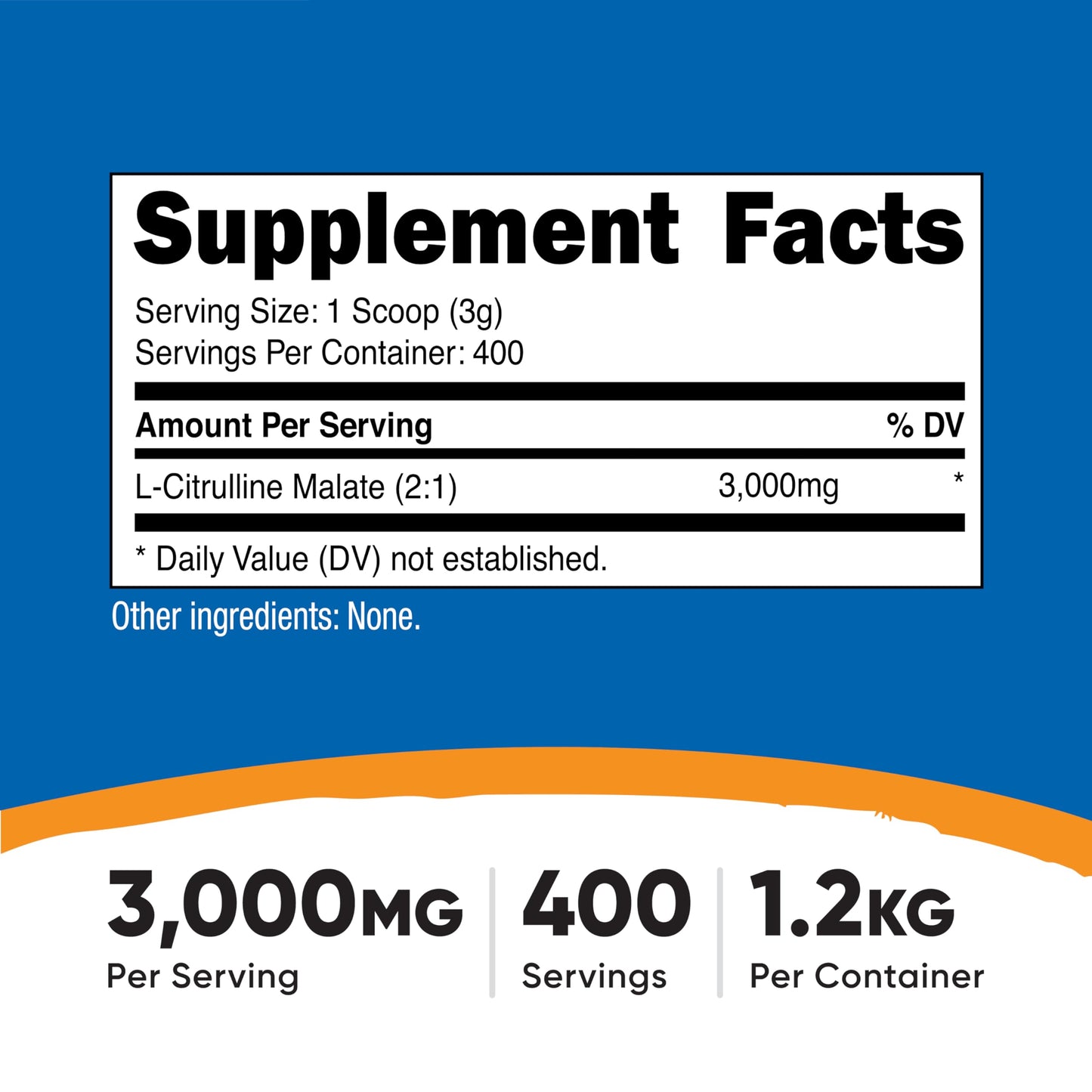 Nutricost L-Citrulline Malate Powder (2:1) 43.2