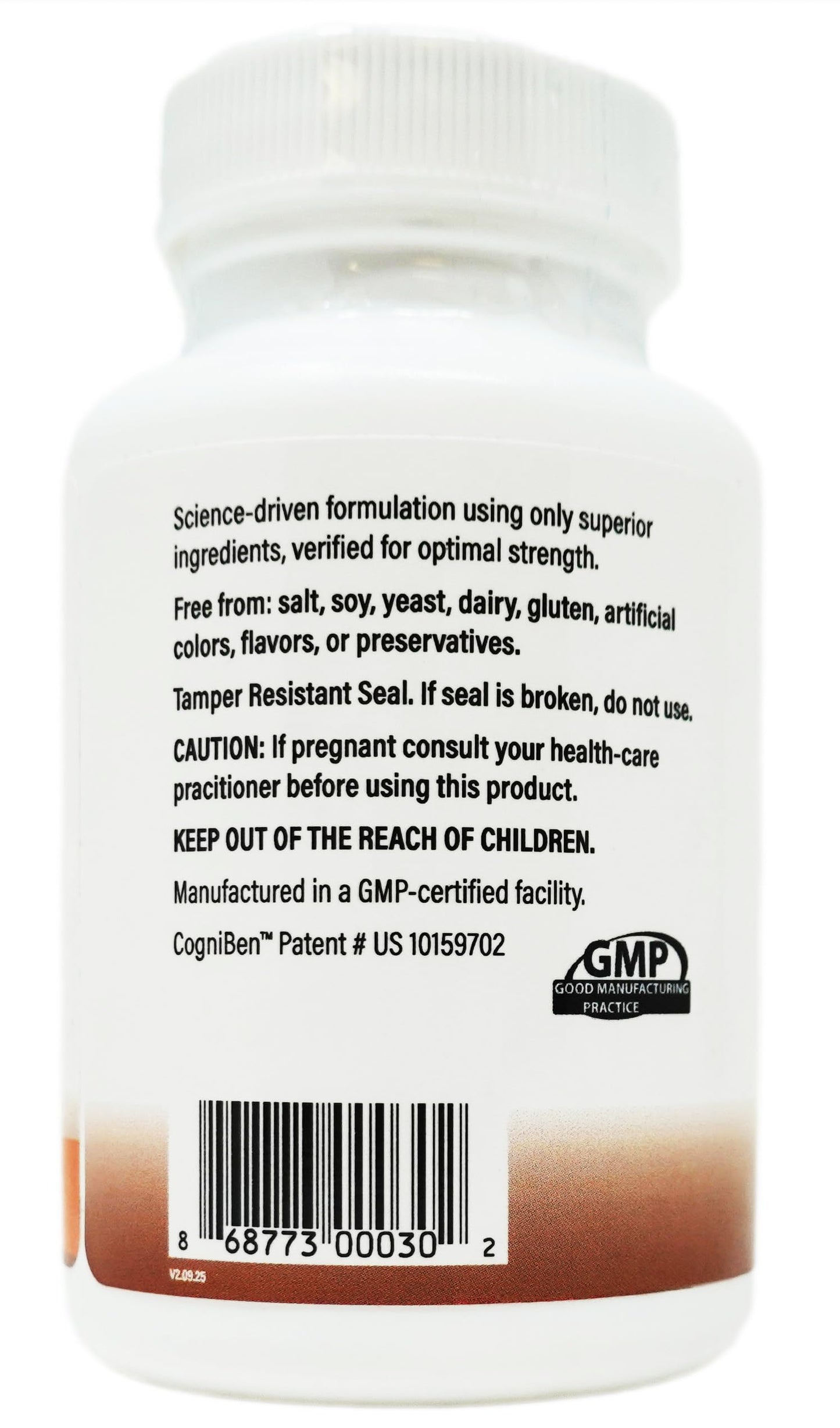Tri Nutra CogniBen 30 Tablets