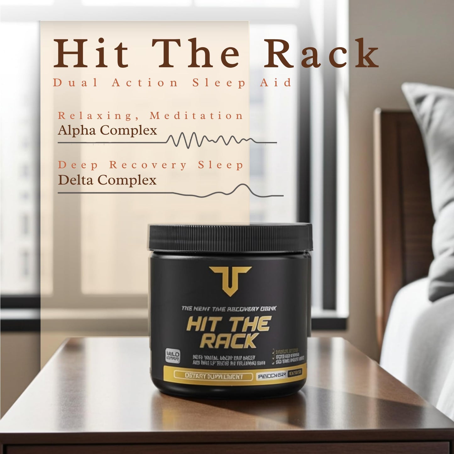 Troponin Nutrition Hit The Rack Night Time Recovery Powder 1 Count