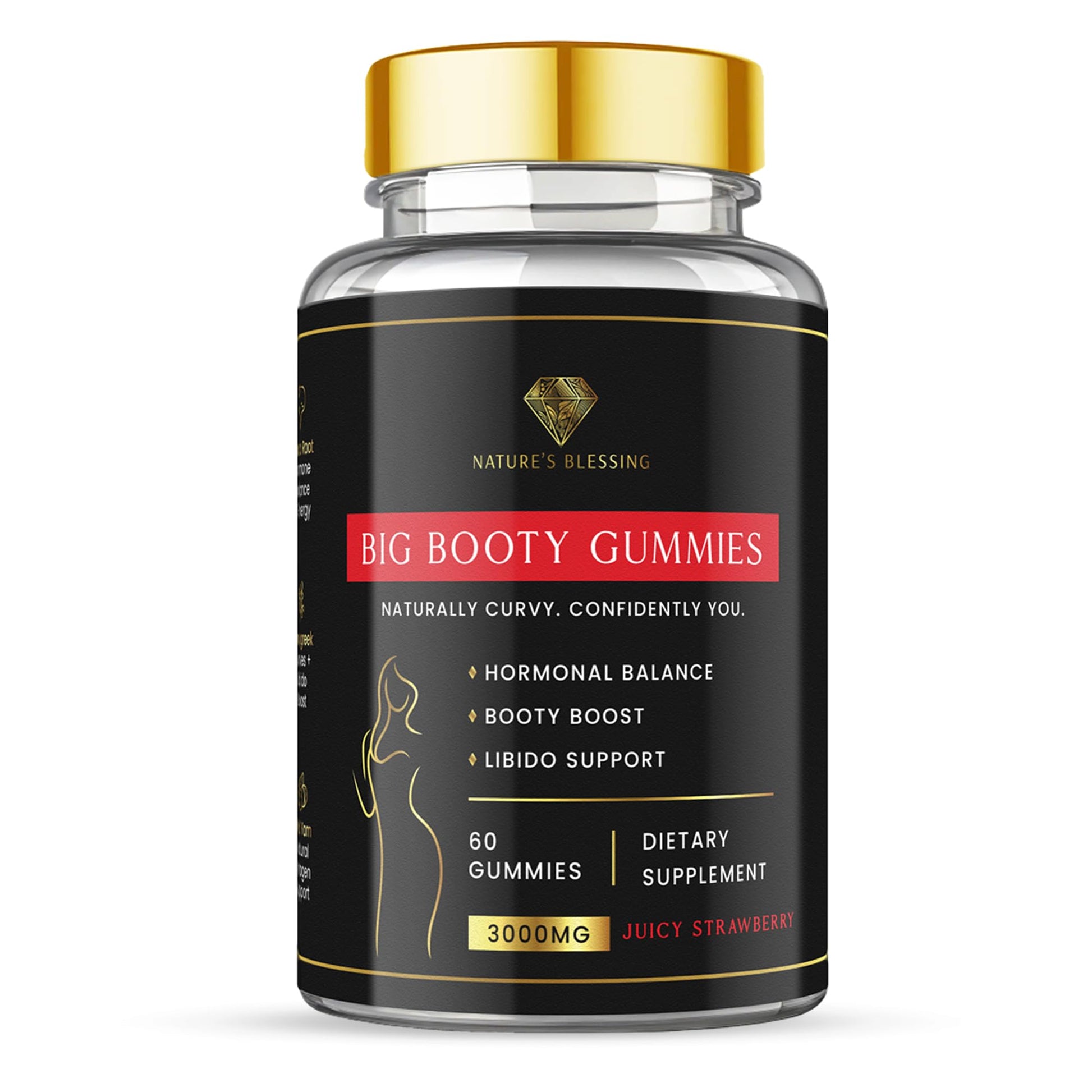 Nature's Blessing Juicy Big Booty Gummies Gummy 1 Count