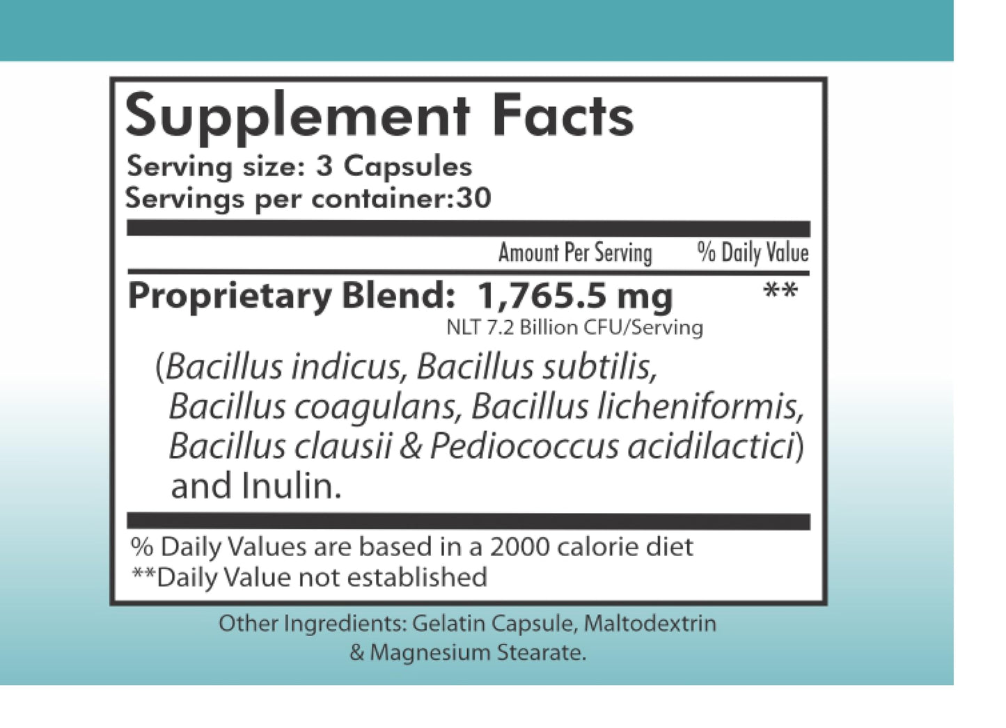 Main Products Probiotics and Prebiotics Capsule, 90 Capsules