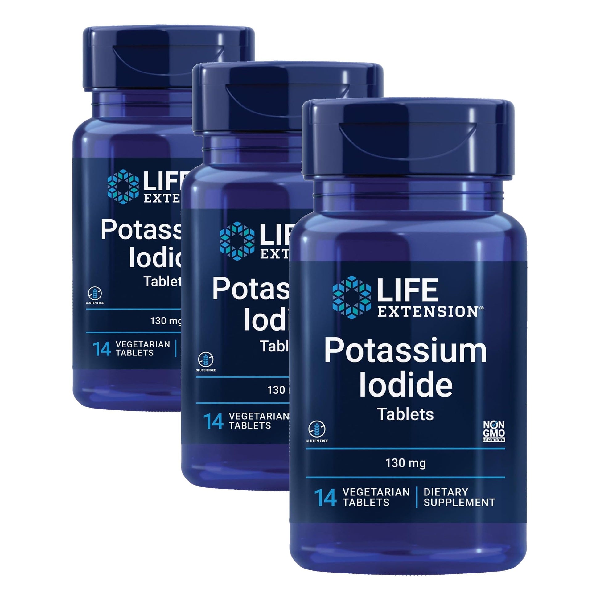 Life Extension Potassium Iodide 130mg Tablet, 42 Tablets