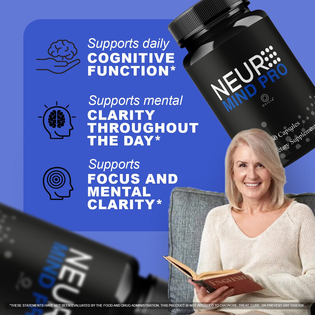 OVICIA Neuro Mind Pro Capsules 120 Count