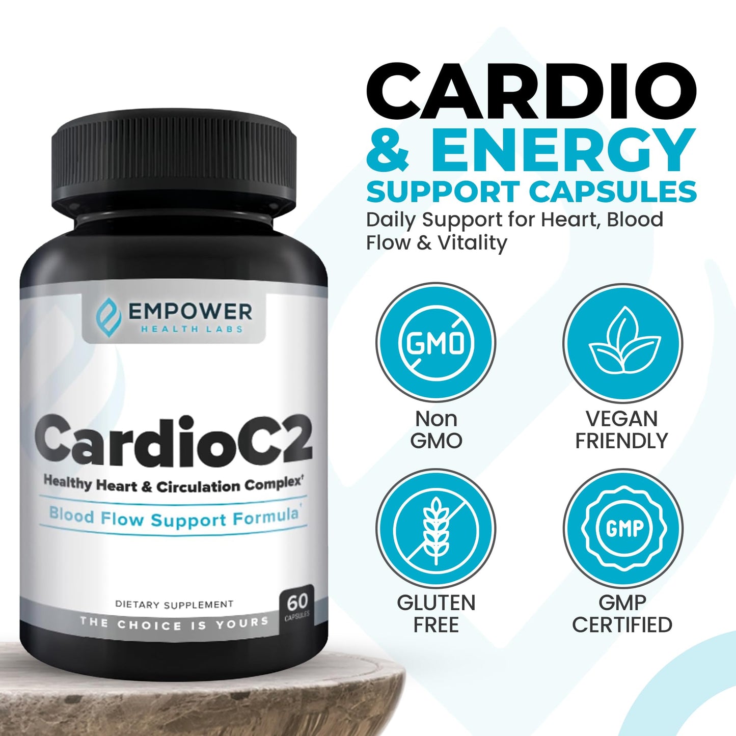 Empower Health Labs CardioC2 Circulation & Energy Support Capsule 1
