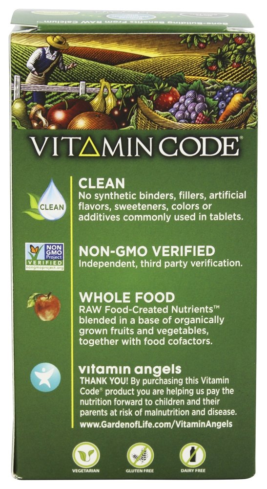 Garden of Life Vitamin Code RAW Calcium Capsule 120 Count