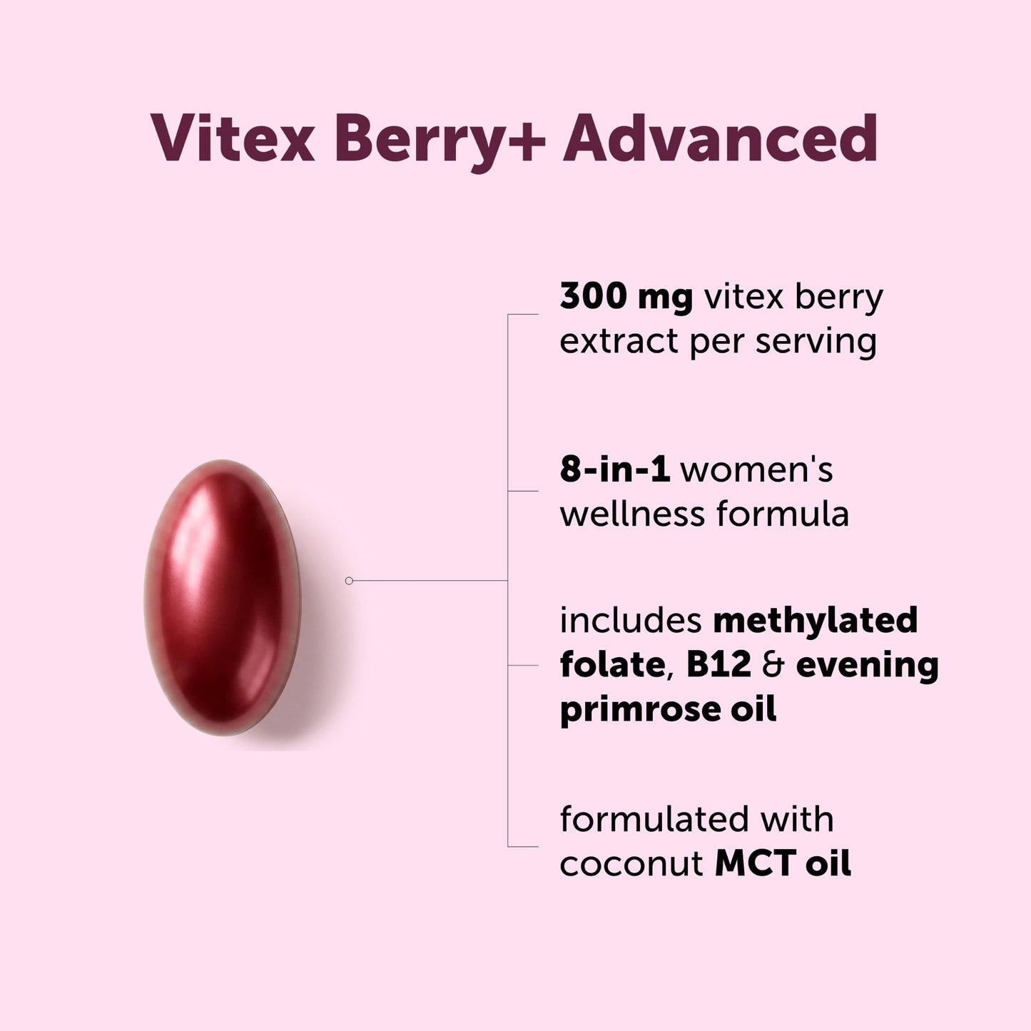 Micro Ingredients Vitex Berry+ Advanced Softgel, 240 Softgels