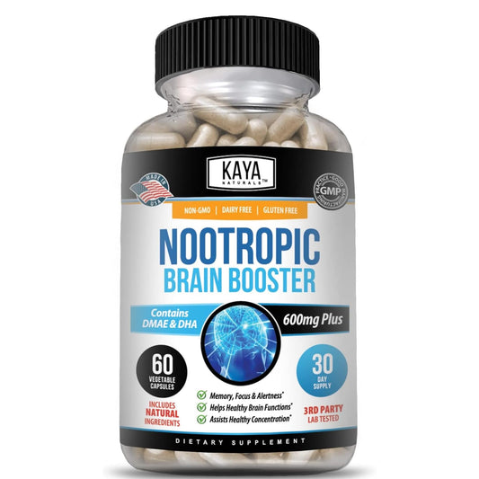 Kaya Naturals Nootropic Brain Booster Capsule 60 Count