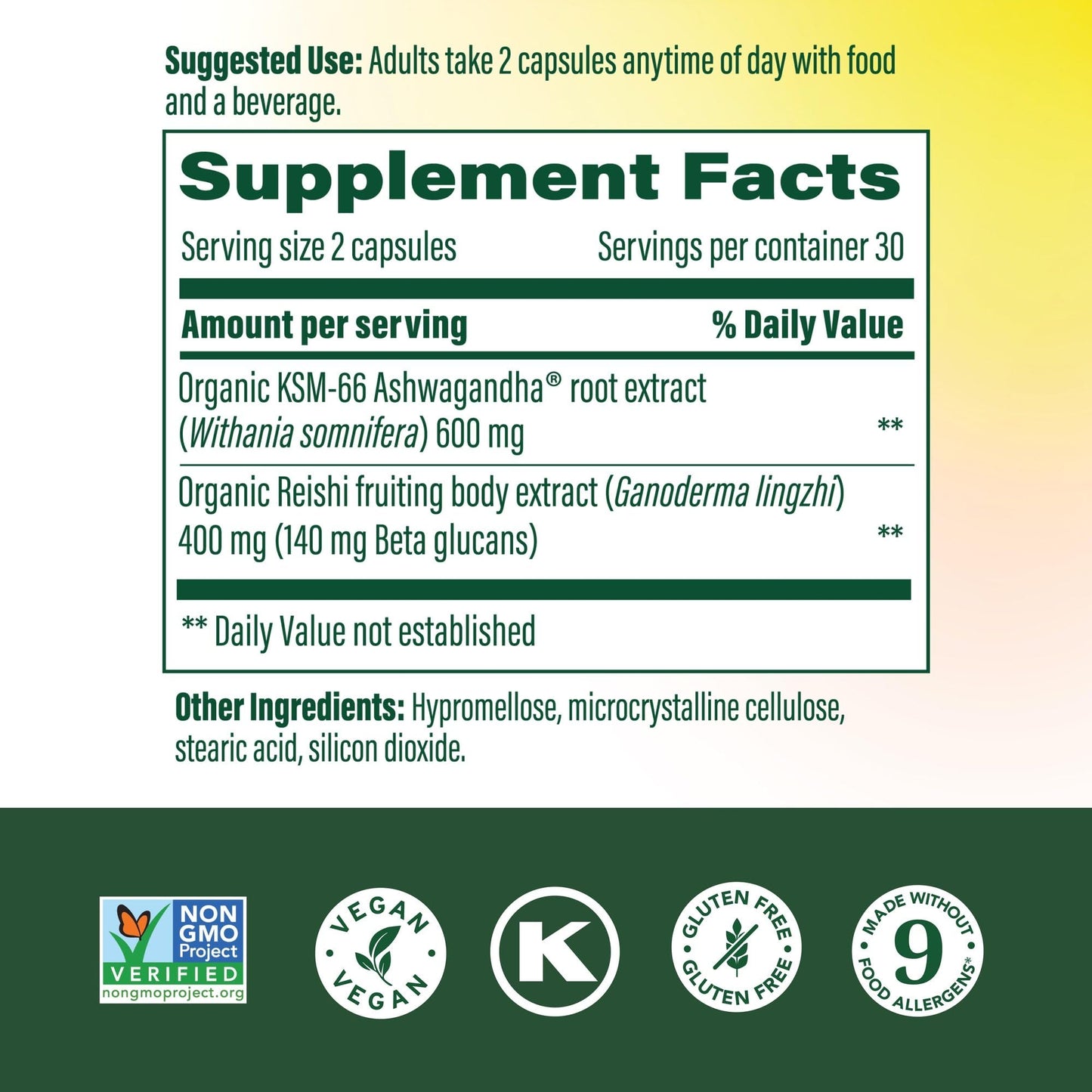 MegaFood Superfood Mushroom Stress Relief Reishi Mushroom Supplement Clinically Studied to Reduce Stress Doctor Formulated with Ashwagandha KSM 66 Vegan Gluten-Free Capsule 60 Capsules