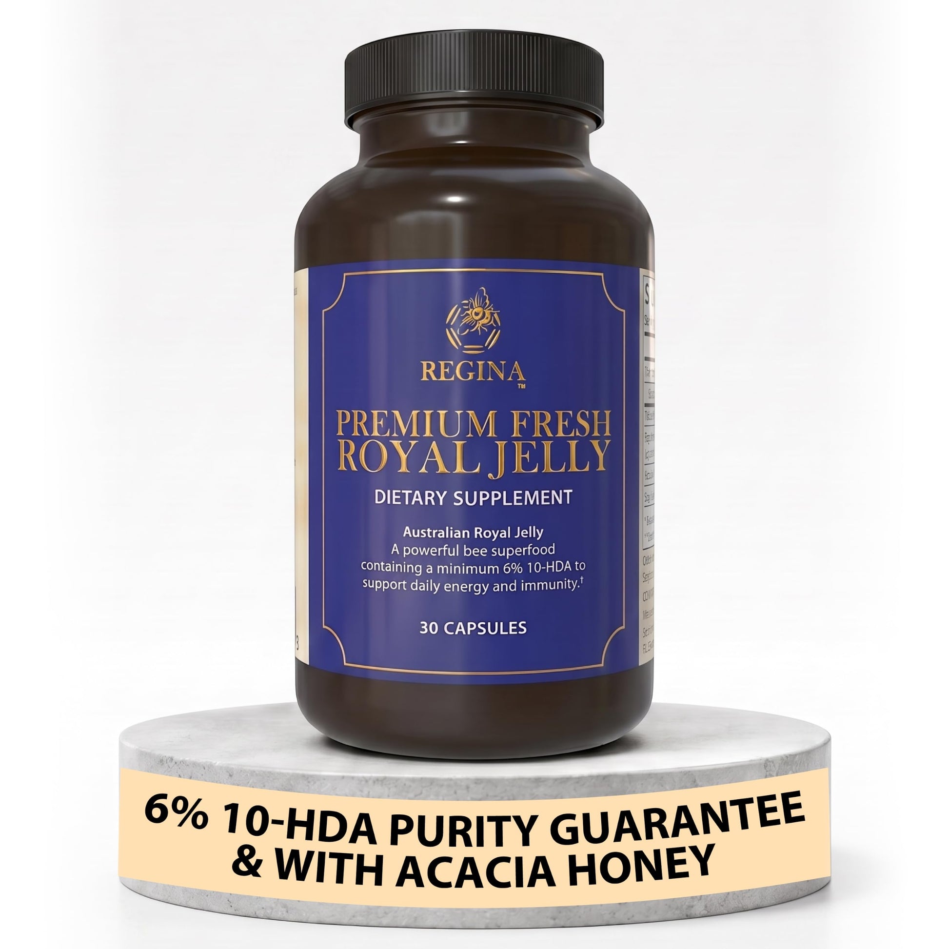 Regina Royal Jelly 200mg Capsule, 30 Count