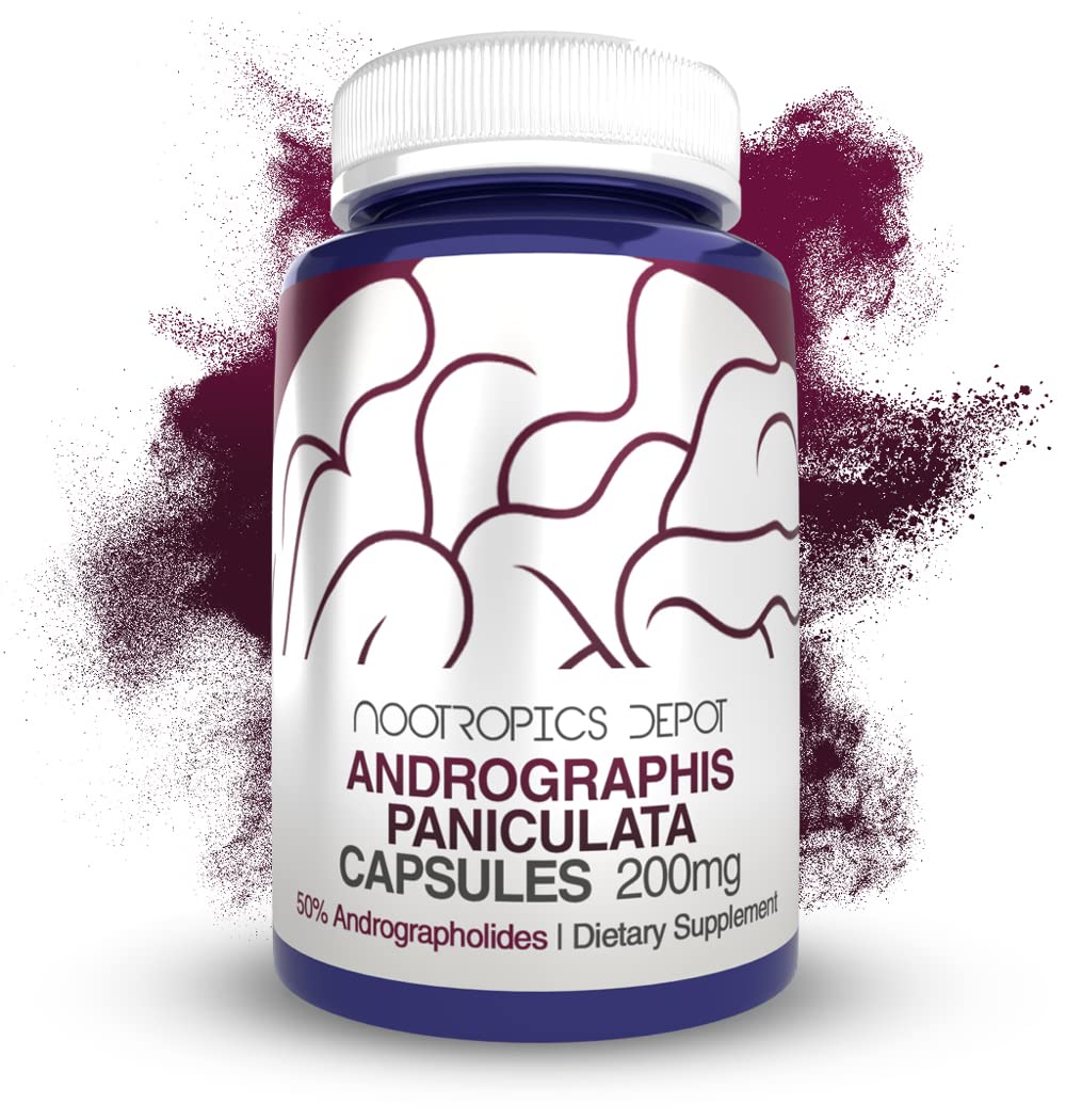Nootropics Depot Andrographis Paniculata 200 mg Capsules, 60 Count