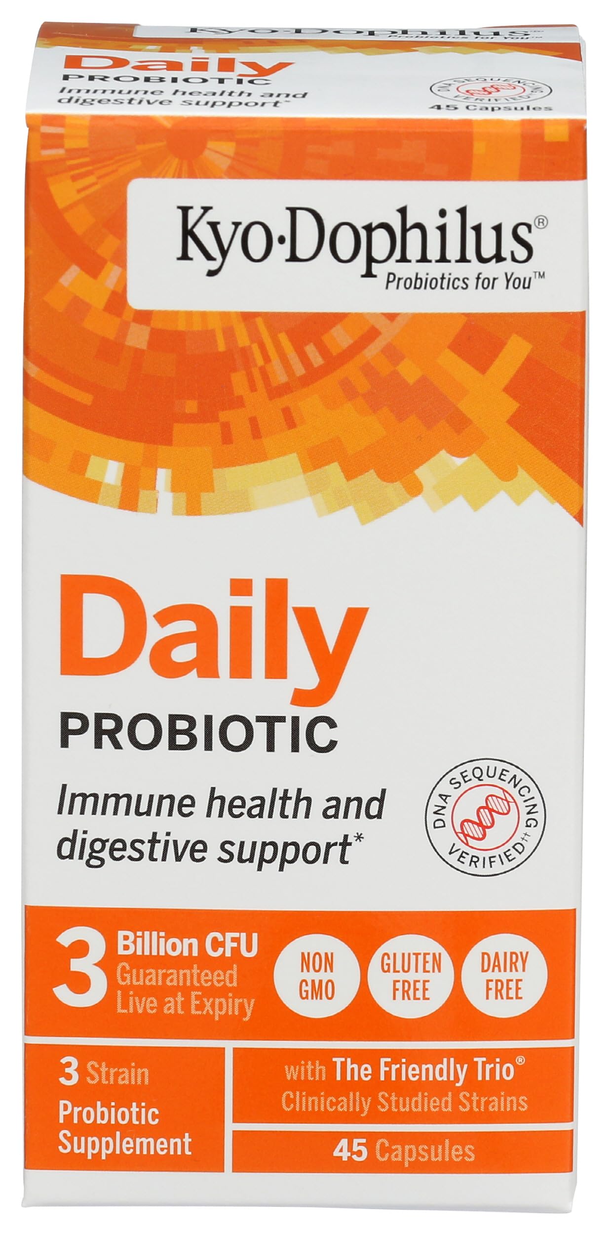 Kyolic Kyo-Dophilus Probiotic Capsules, 45 Count