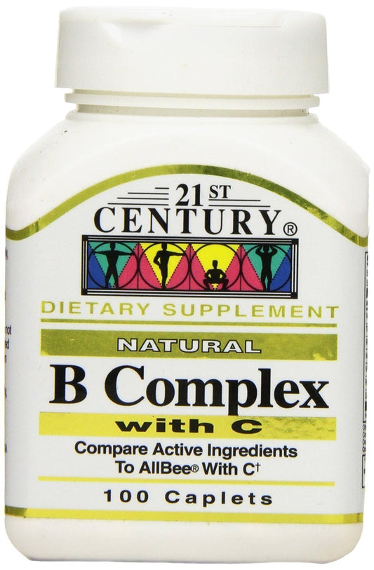 21st Century B Complex with Vitamin C Tablets, 100 Tablets