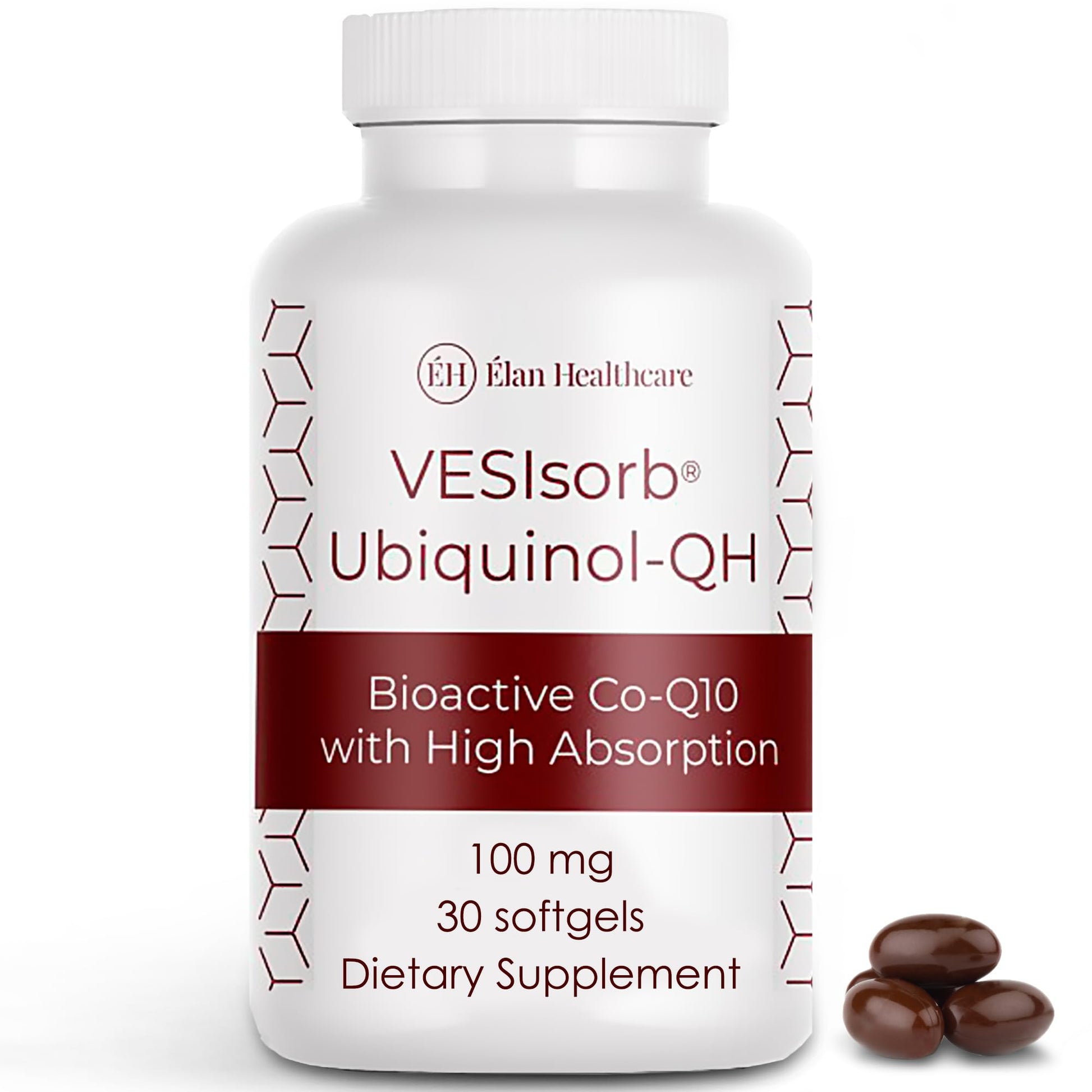 ÉLAN HEALTHCARE VESIsorb Ubiquinol-QH Softgel 30 Count