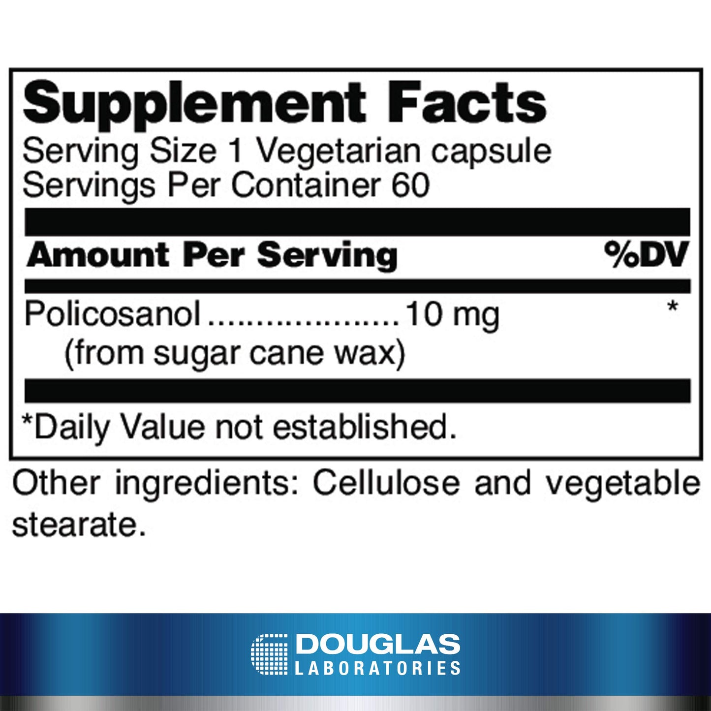 Douglas Laboratories Policosanol 60 Capsules