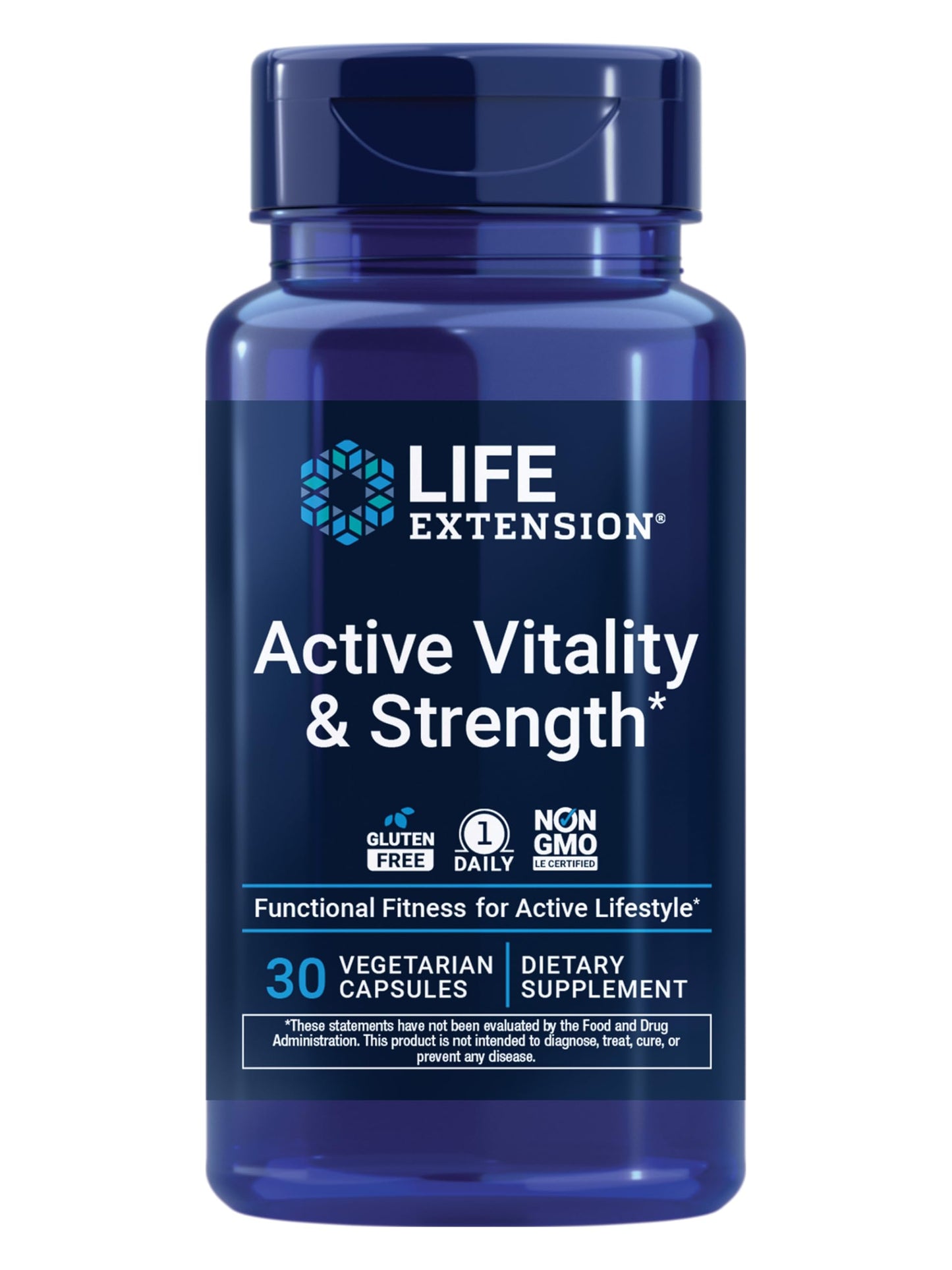 Life Extension Active Vitality & Strength 1-Daily, 30 Capsules
