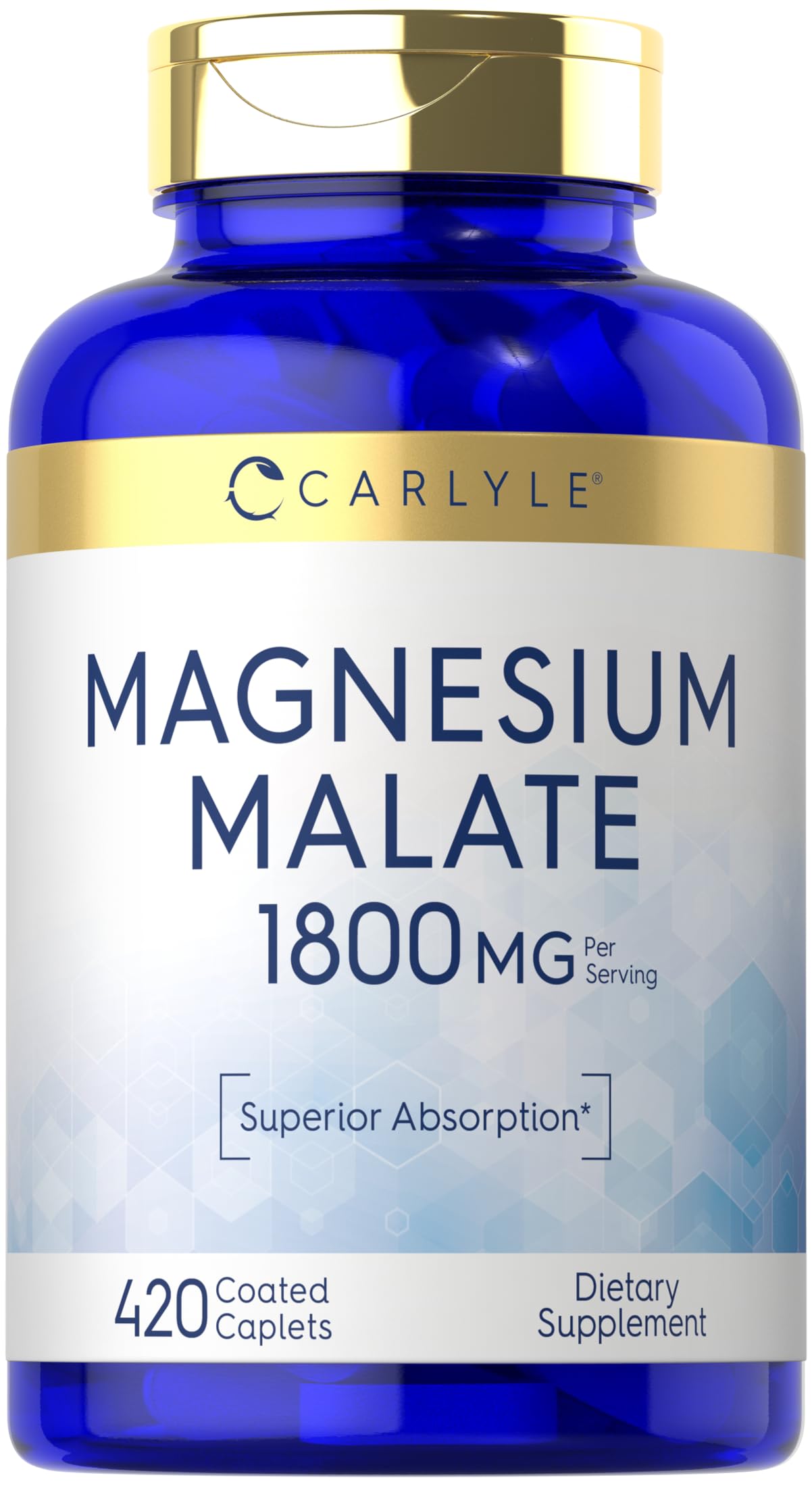 Carlyle Magnesium Malate 1800mg Caplets 420