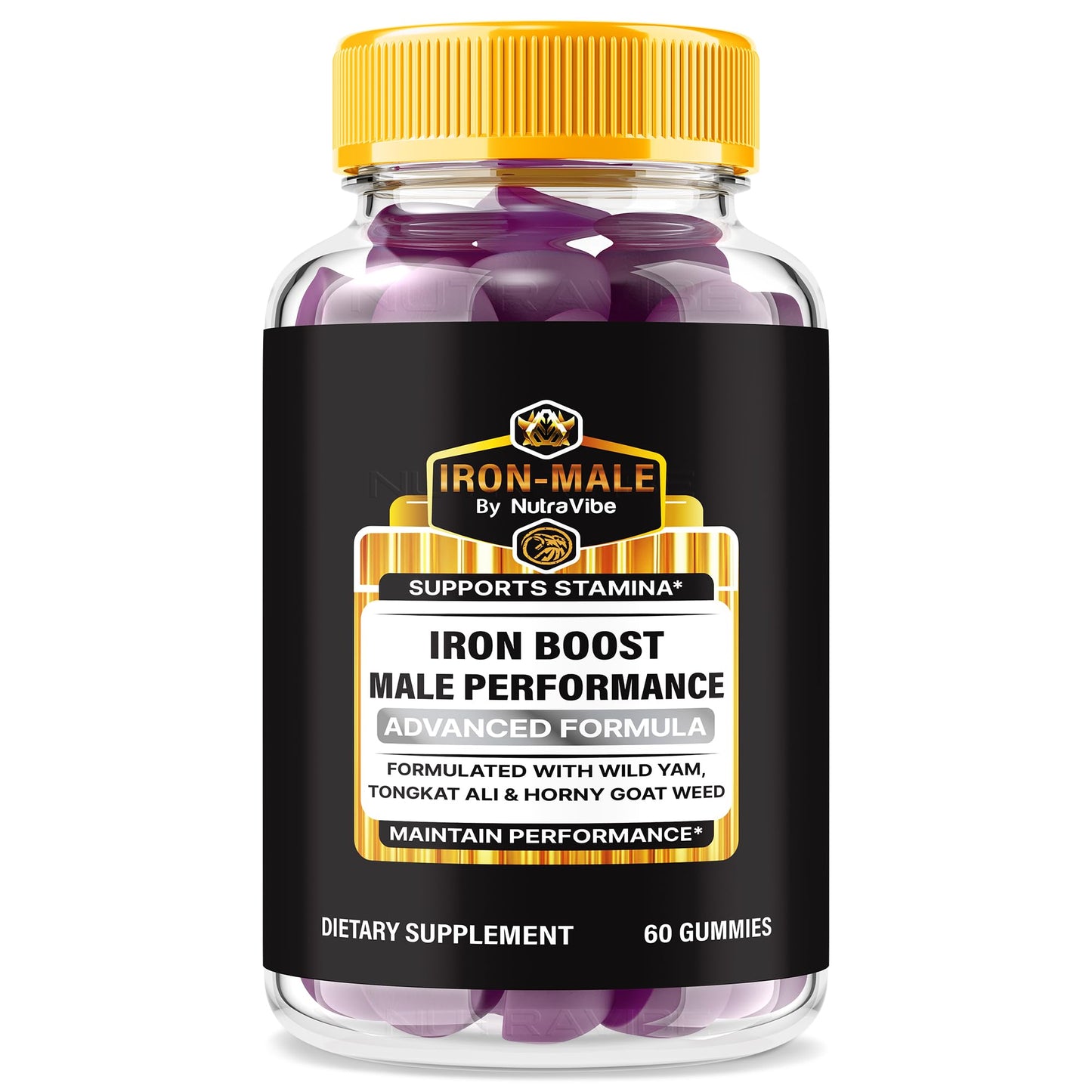 NutraVibe Iron Booster Gummies, 60 Count