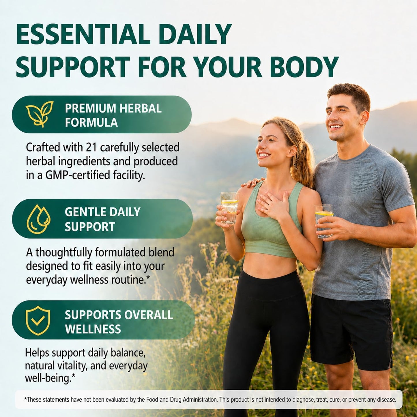 isLandear 21-in-1 Lymphatic Drainage Supplements for Women & Men Softgels, 240