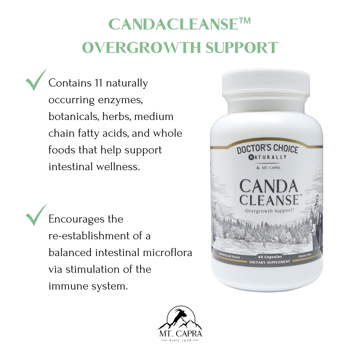 Mt. Capra CandaCleanse Capsule, 60 Capsules
