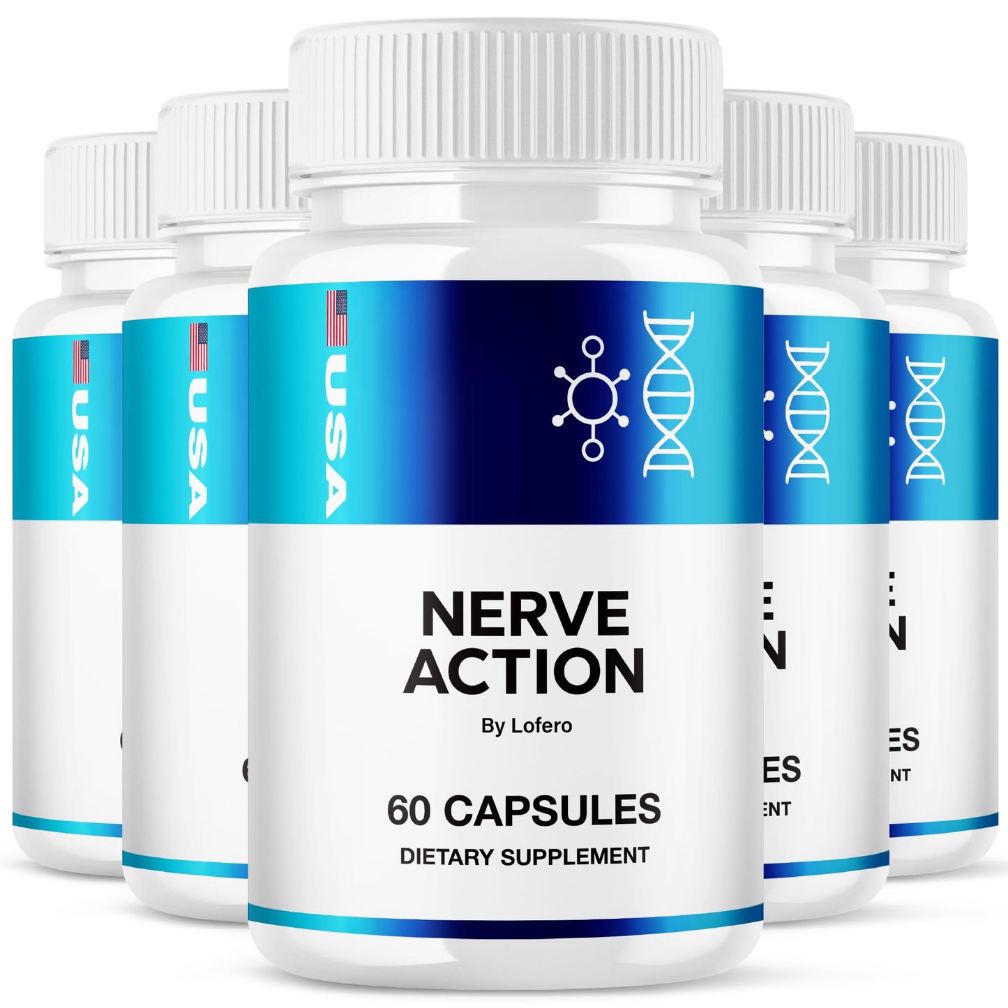 Lofero Nerve Action Capsules, 300 Count