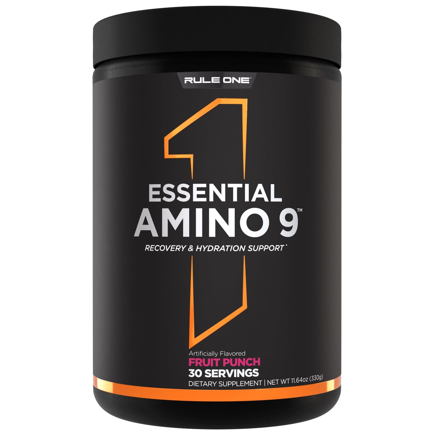 Rule 1 Proteins Essential Amino 9 Recovery & Hydration Support with 7.5g of Essential Amino Acids + Electrolytes Powder 12