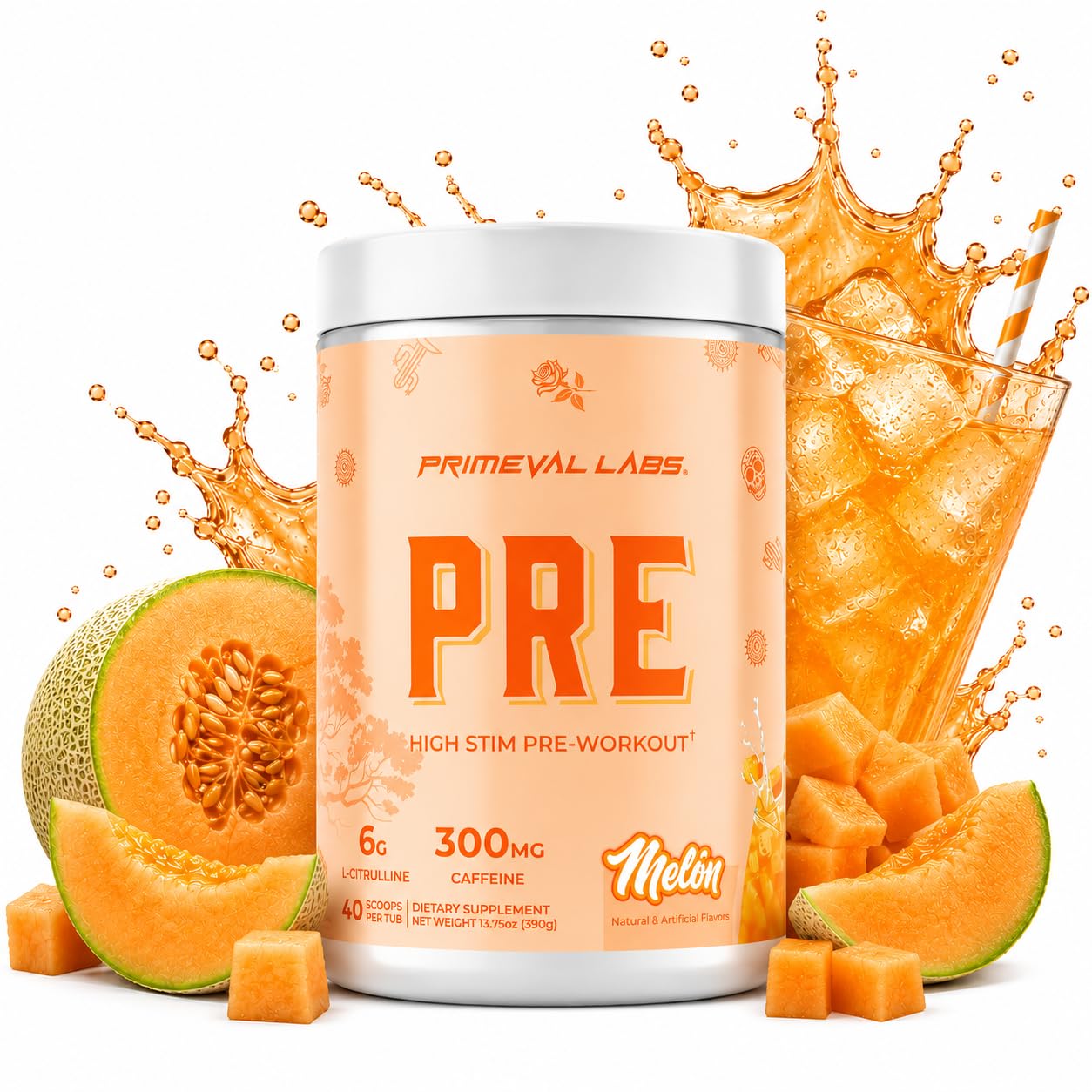 Primeval Labs PRE High-Stim Pre Workout Powder 14.18 Ounce